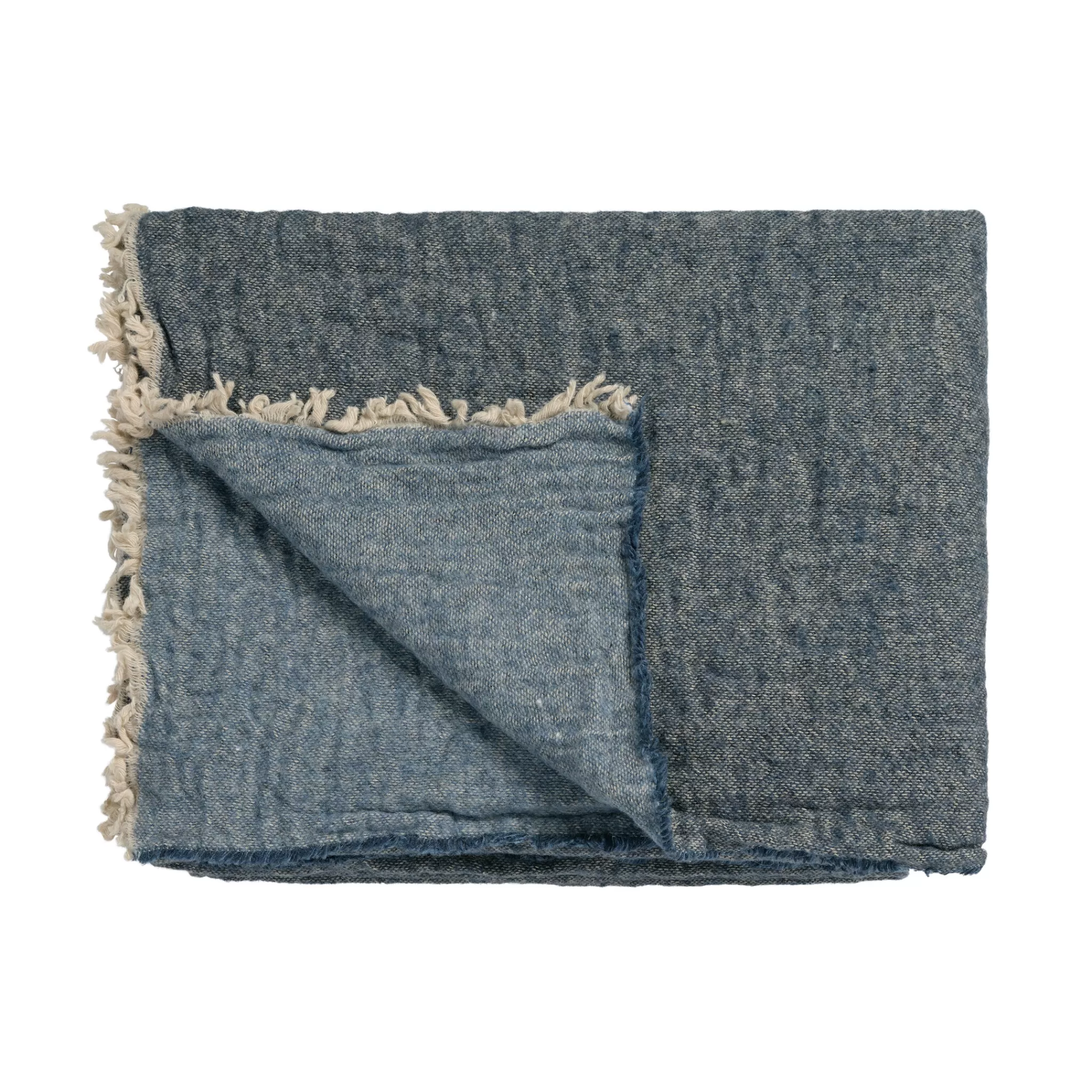 Vandyck Throws*Home 81 Throw 130X220 Cm Faded Denim (Hclo18281)