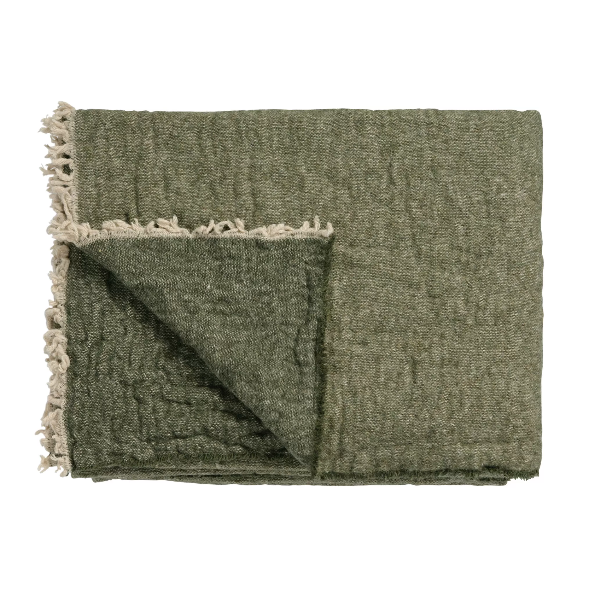 Vandyck Throws*Home 81 Throw 130X220 Cm Oak Green (Hclo18281)