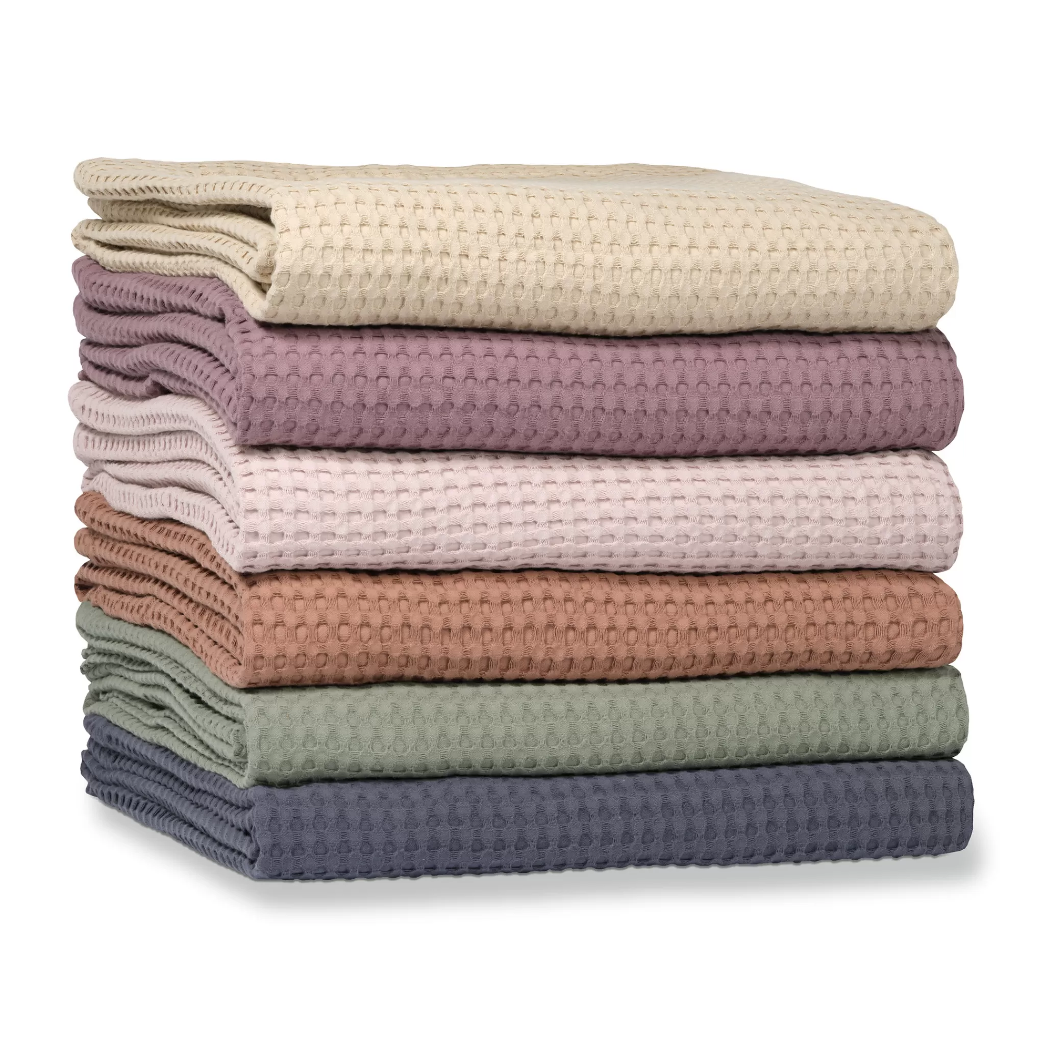 Best Home Pique Waffle Blanket 160X250 Cm Moonscape (Blmk16101) Bedspread