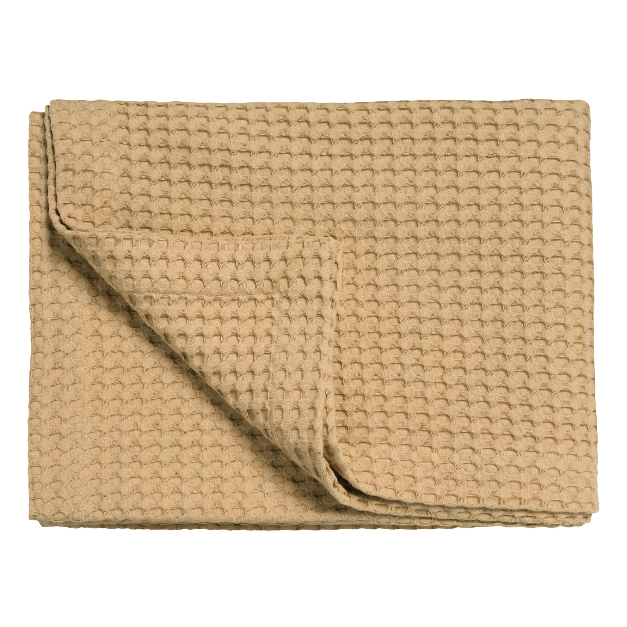Best Sale Home Pique Waffle Blanket 270X250 Cm Apricot Blush (Blmk16101) Bedspread