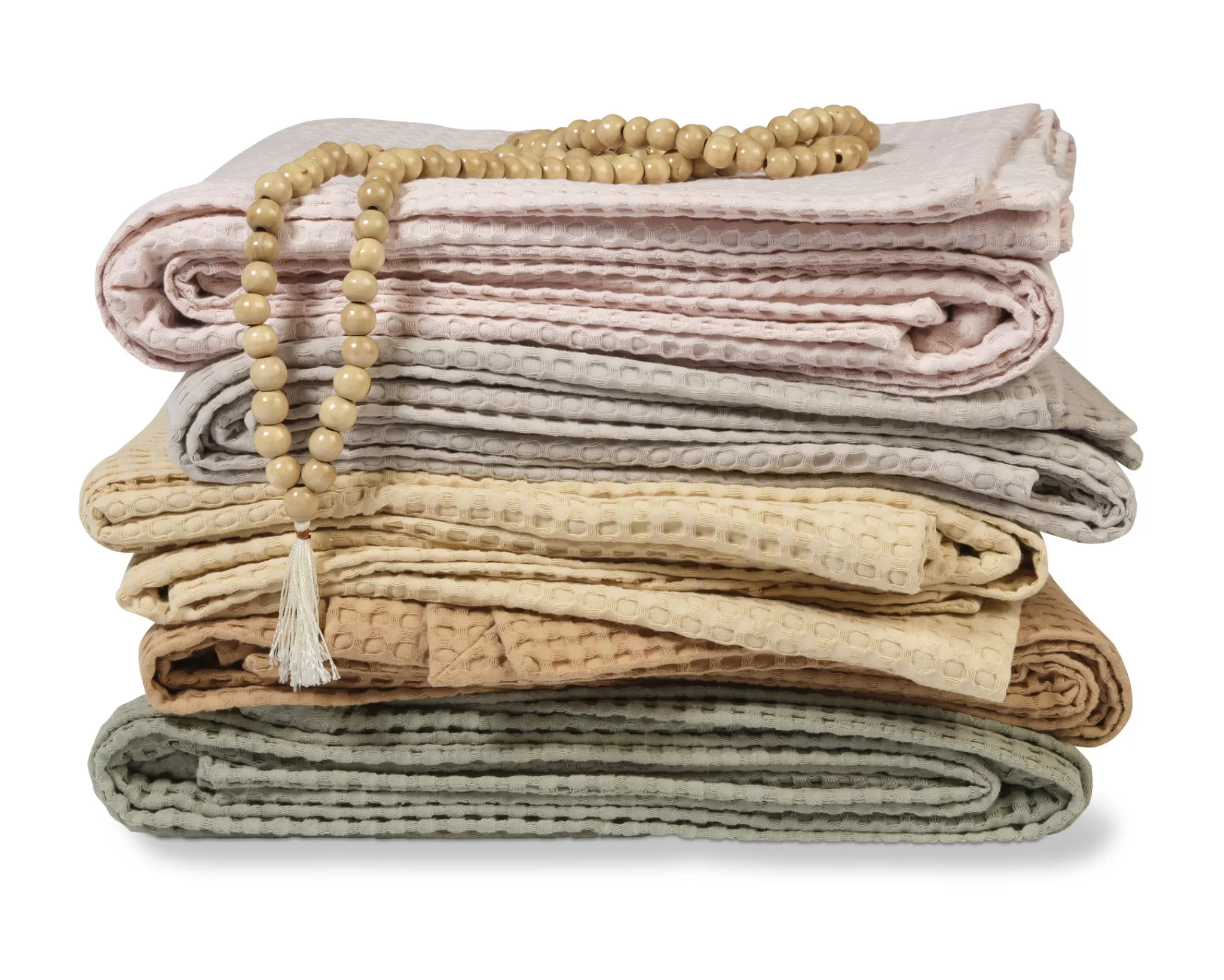 Flash Sale Home Pique Waffle Blanket 270X250 Cm Beach (Blmk16101) Bedspread