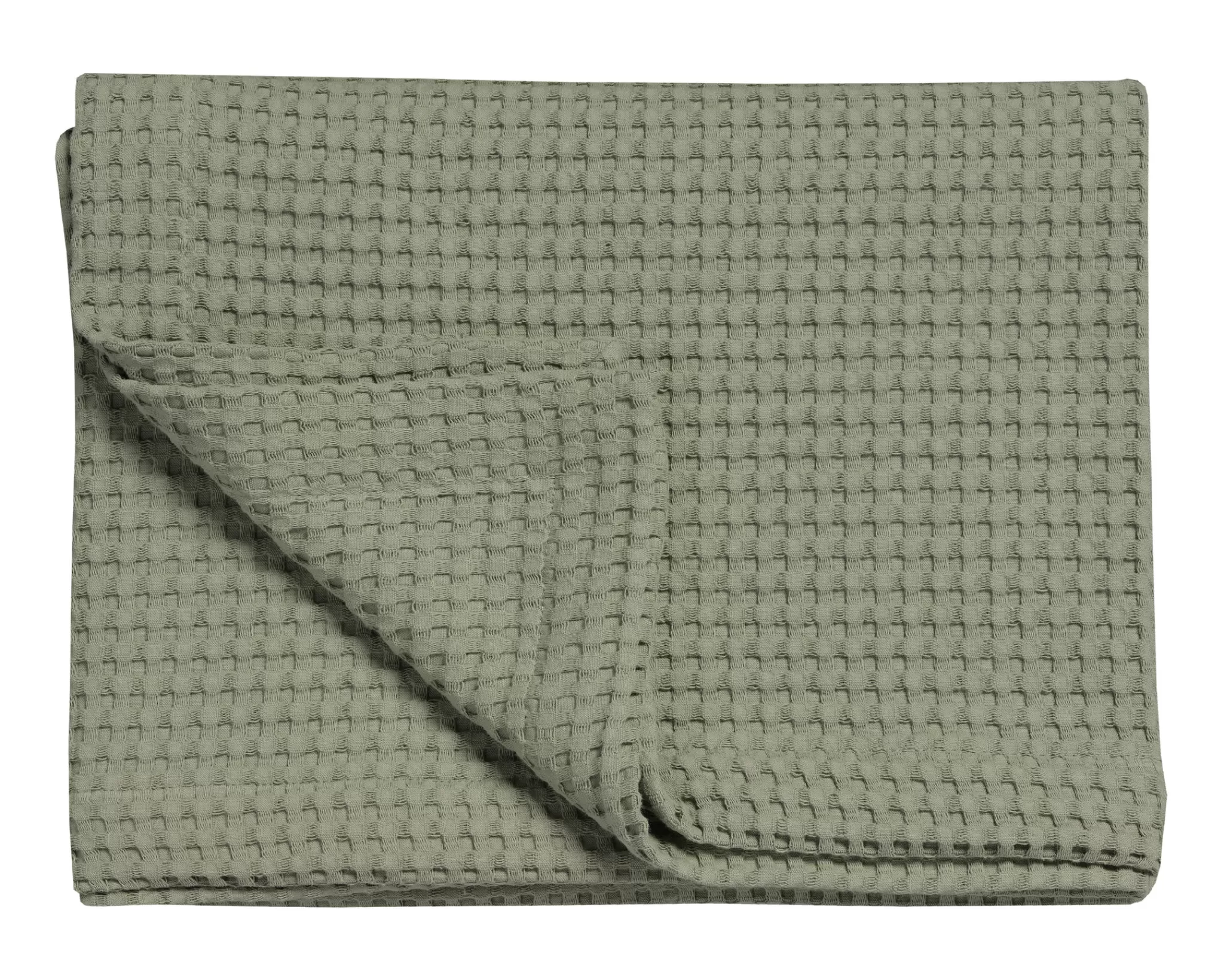 Sale Home Pique Waffle Blanket 270X250 Cm Light Olive (Blmk16101) Bedspread