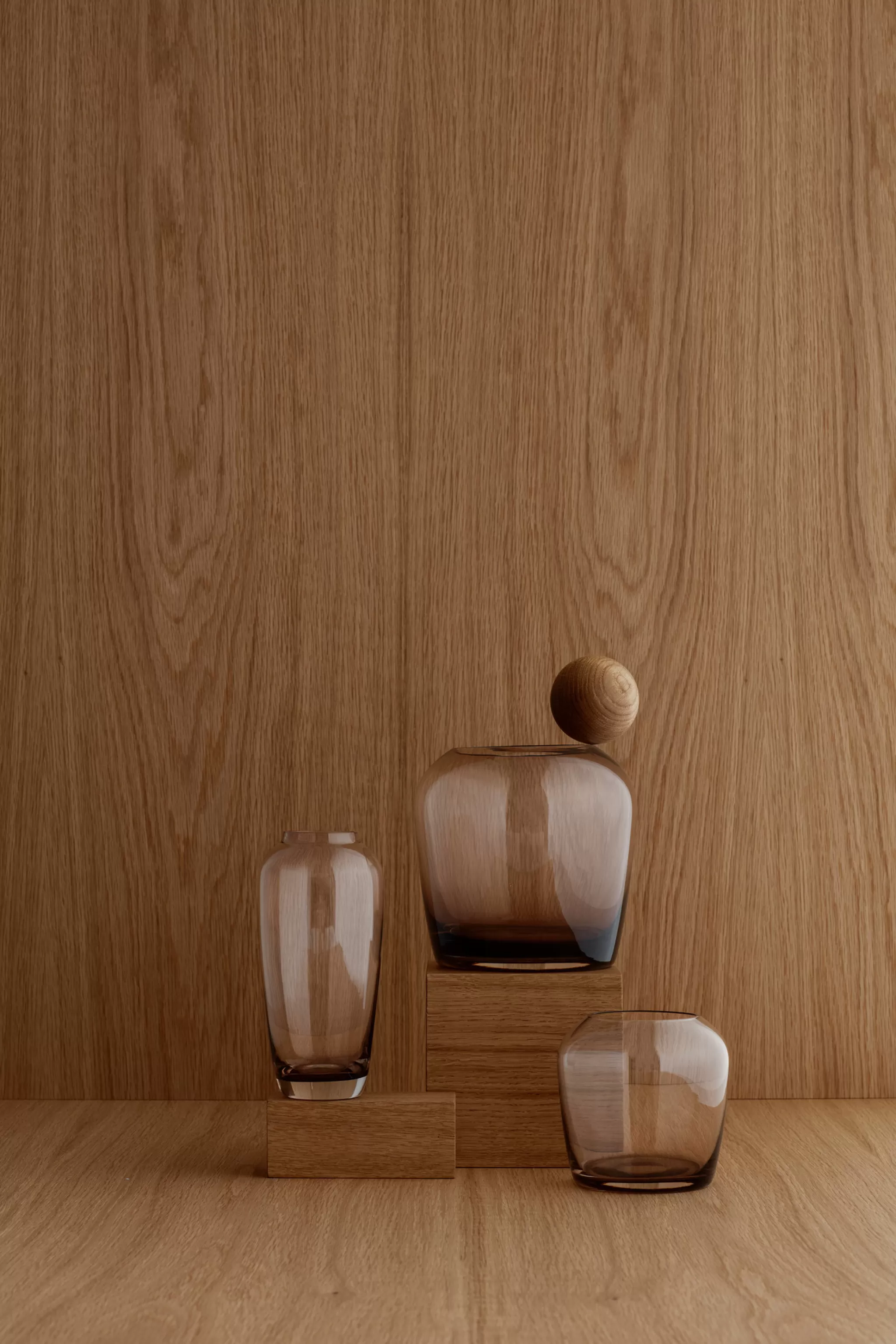 Blomus Vases*Leta Vase Medium Smoke (Set / 2) 66140