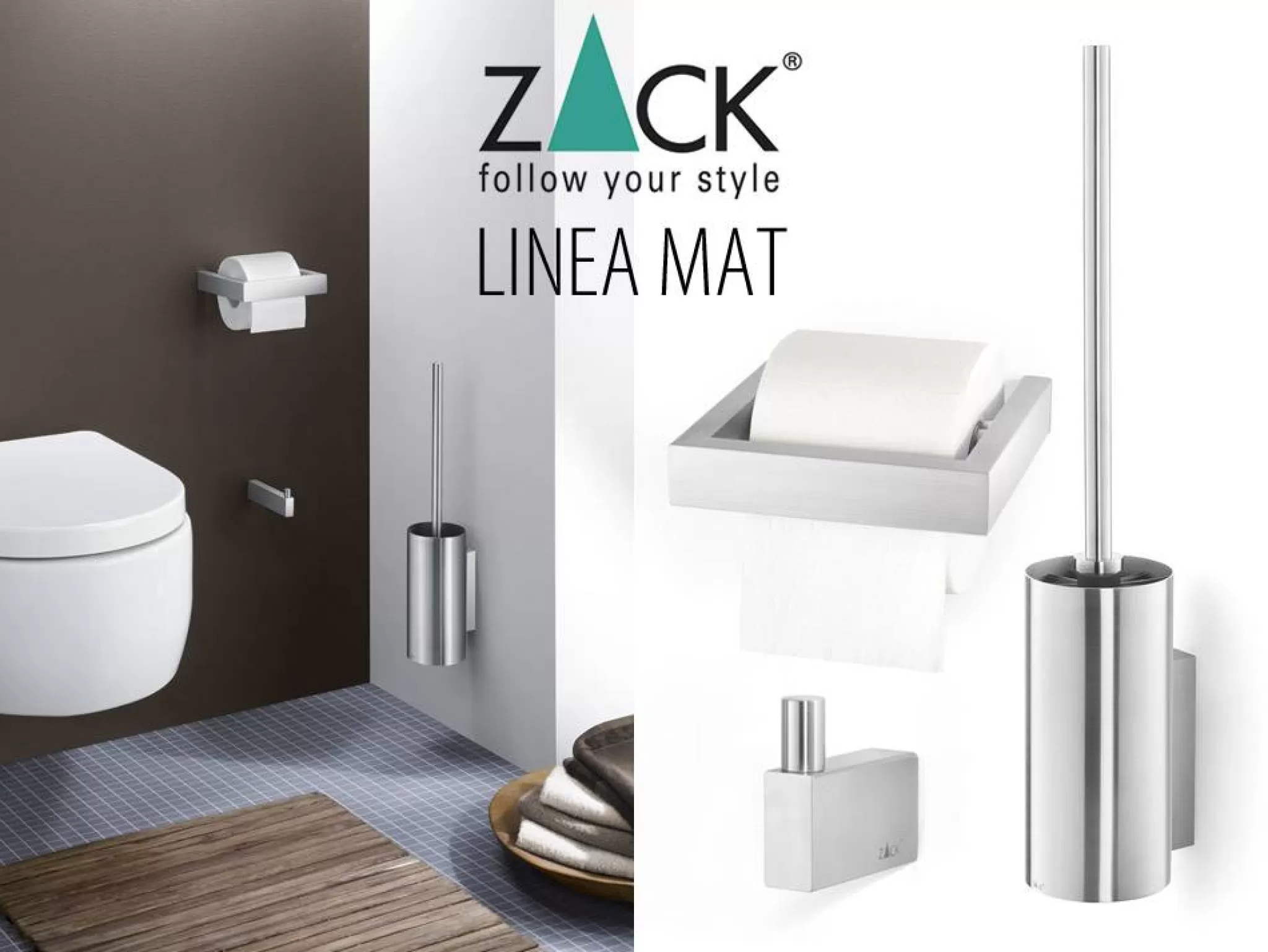 Zack Towel Hook*Linea 3-Part Basic Package (Mat)