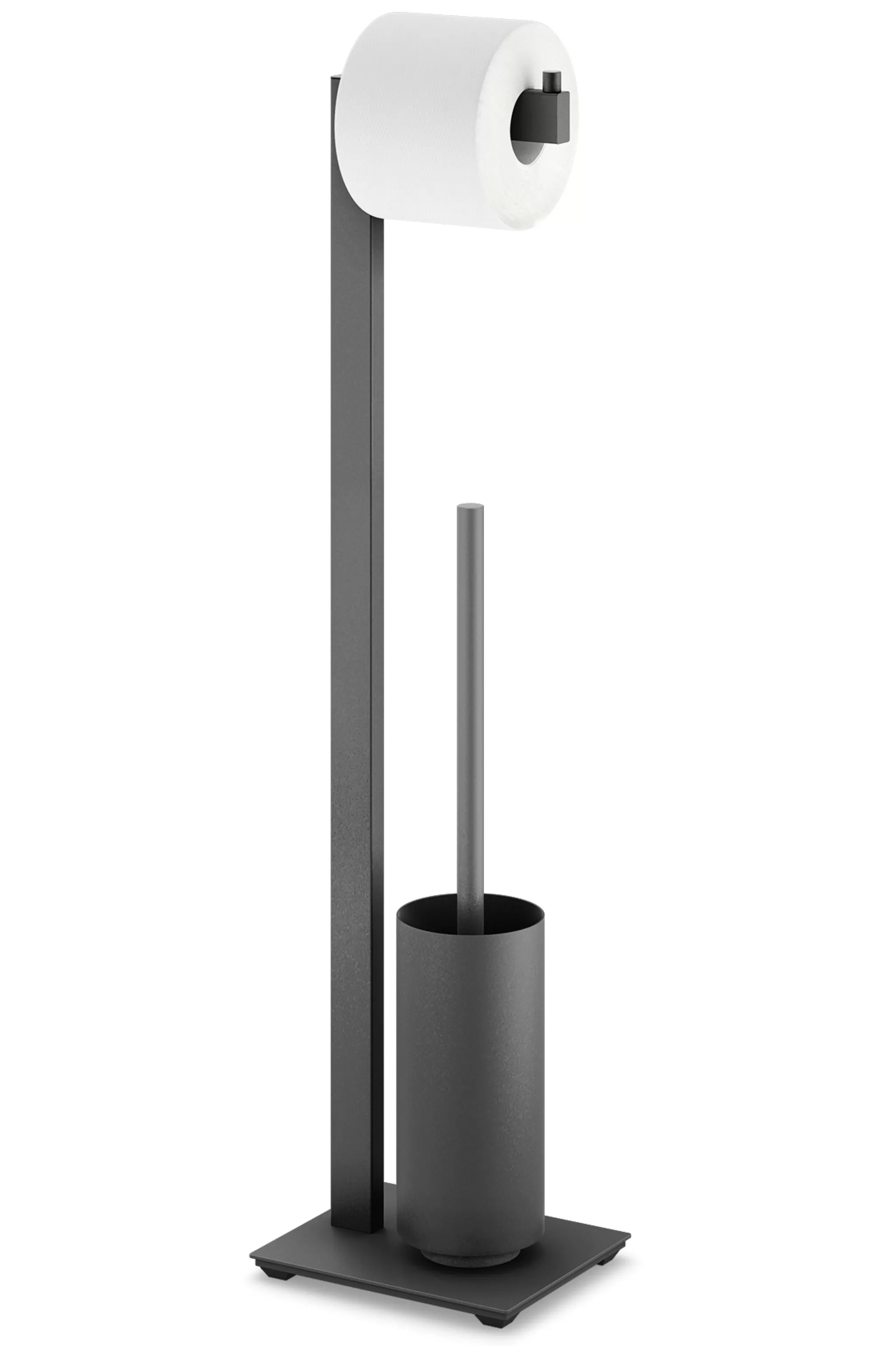 Zack Toilet Butler*Linea Toilet Brush Set 40572 (Black)