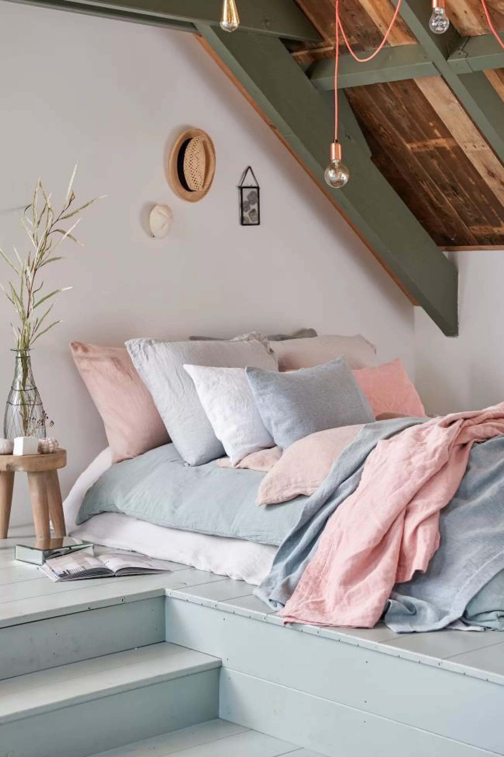 Store Linen Duvet Cover 200X220 Cm Purity 79 Stone-169, Light Gray (Puco16179) 2 Persons