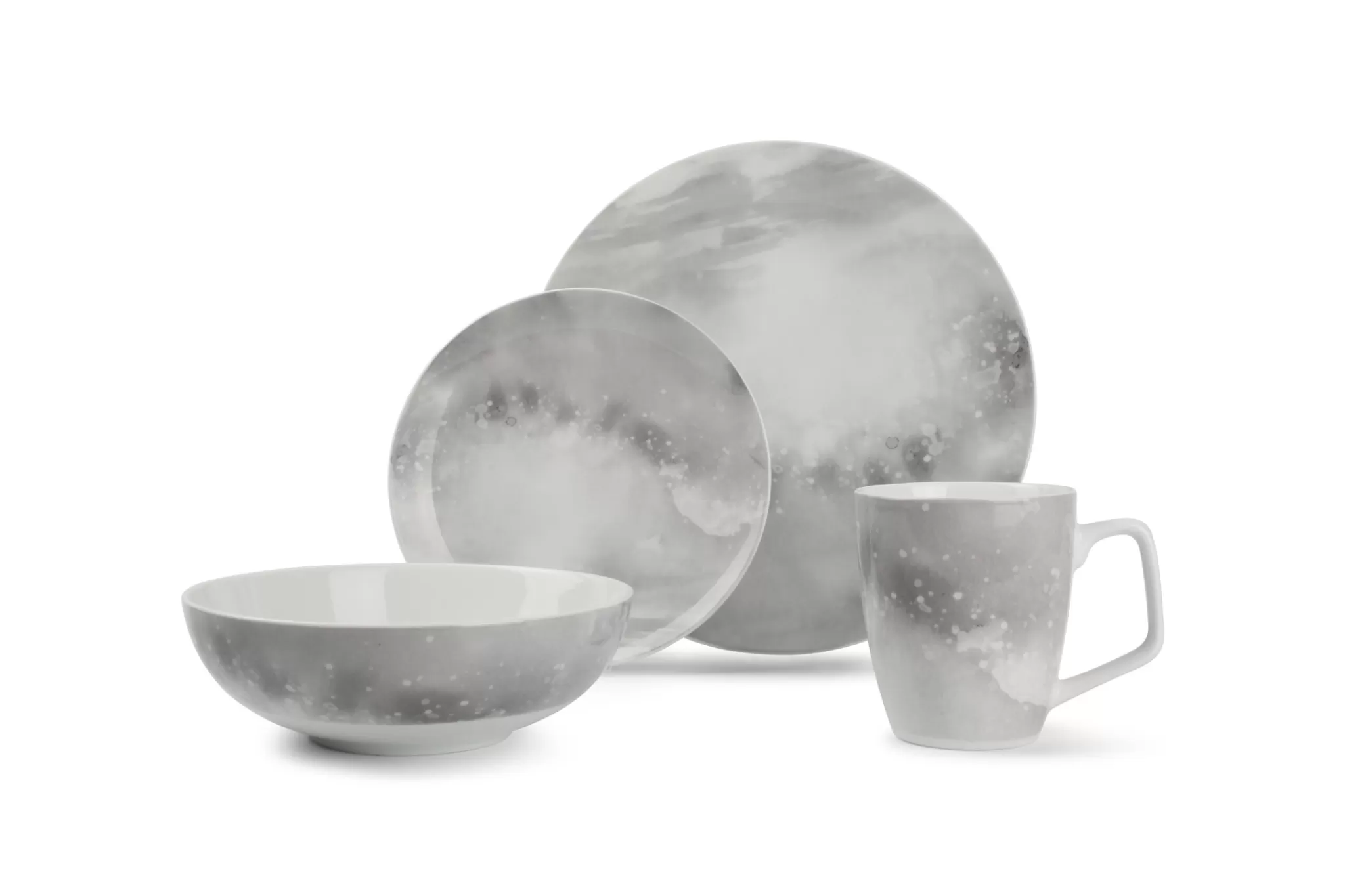 New Marble Concrete Cup / Mug 360 Ml (Set / 4) 840532.4 Marble