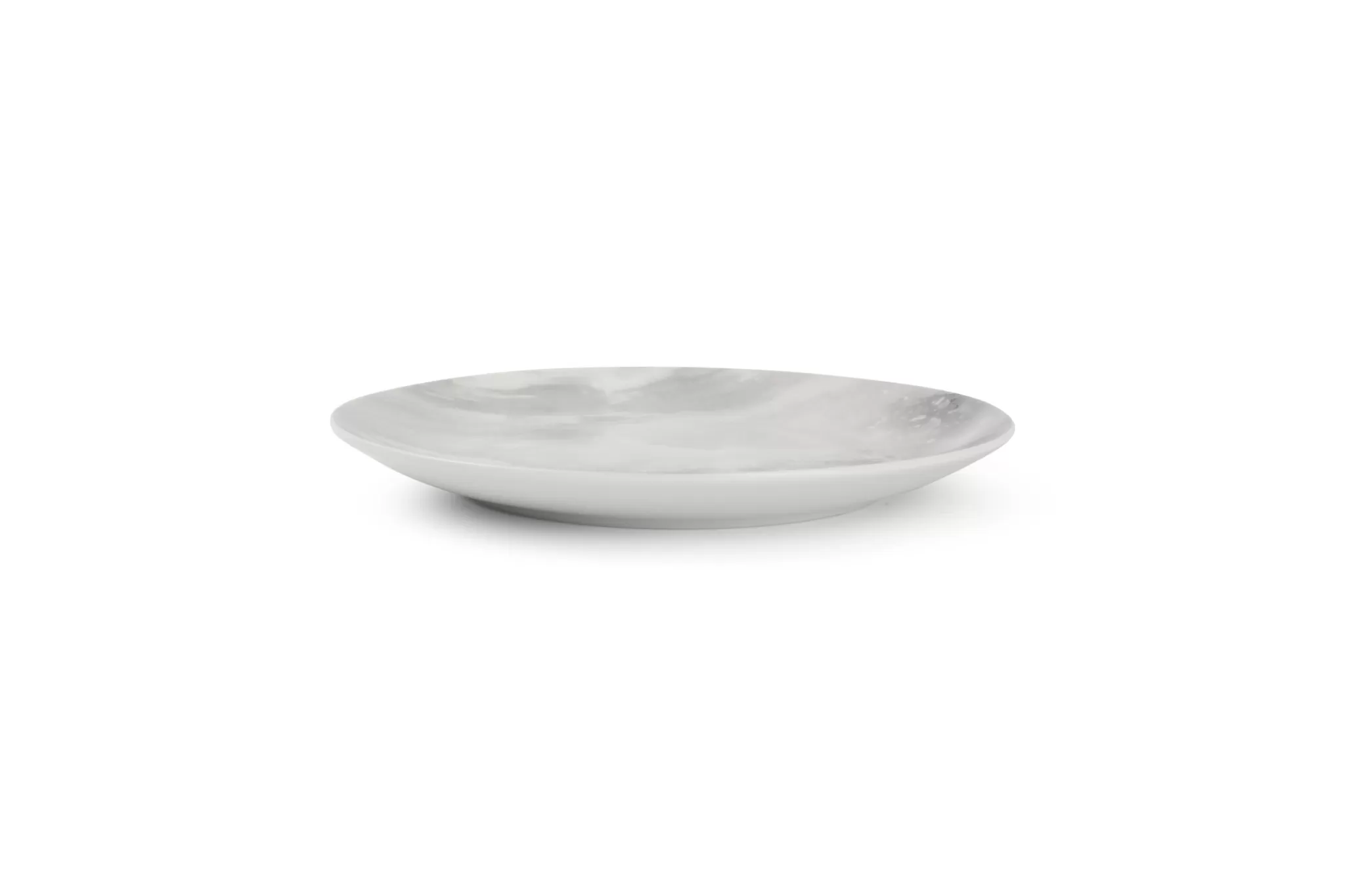 New Marble Concrete Flat Plate 19 Cm Stone (Set/4) 840532.2 Marble