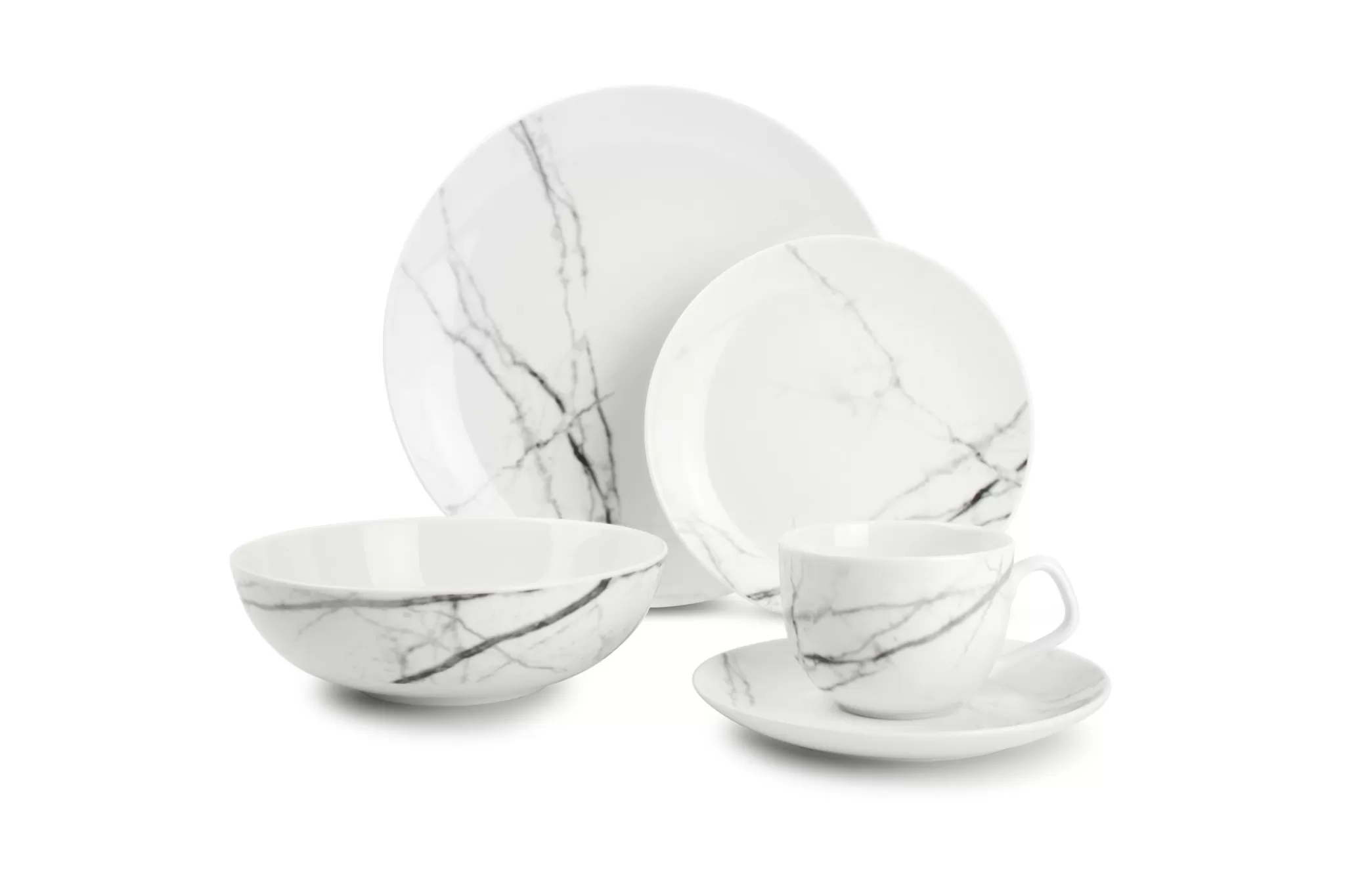 Hot Marble Service Stone 20-Piece 840530 Tableware Sets