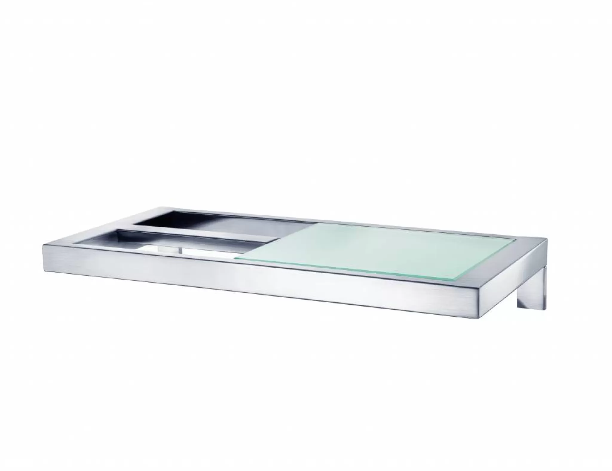 Blomus Roll Holder*Menoto Toilet Roll Holder With Glass Plate (Gloss) 68831