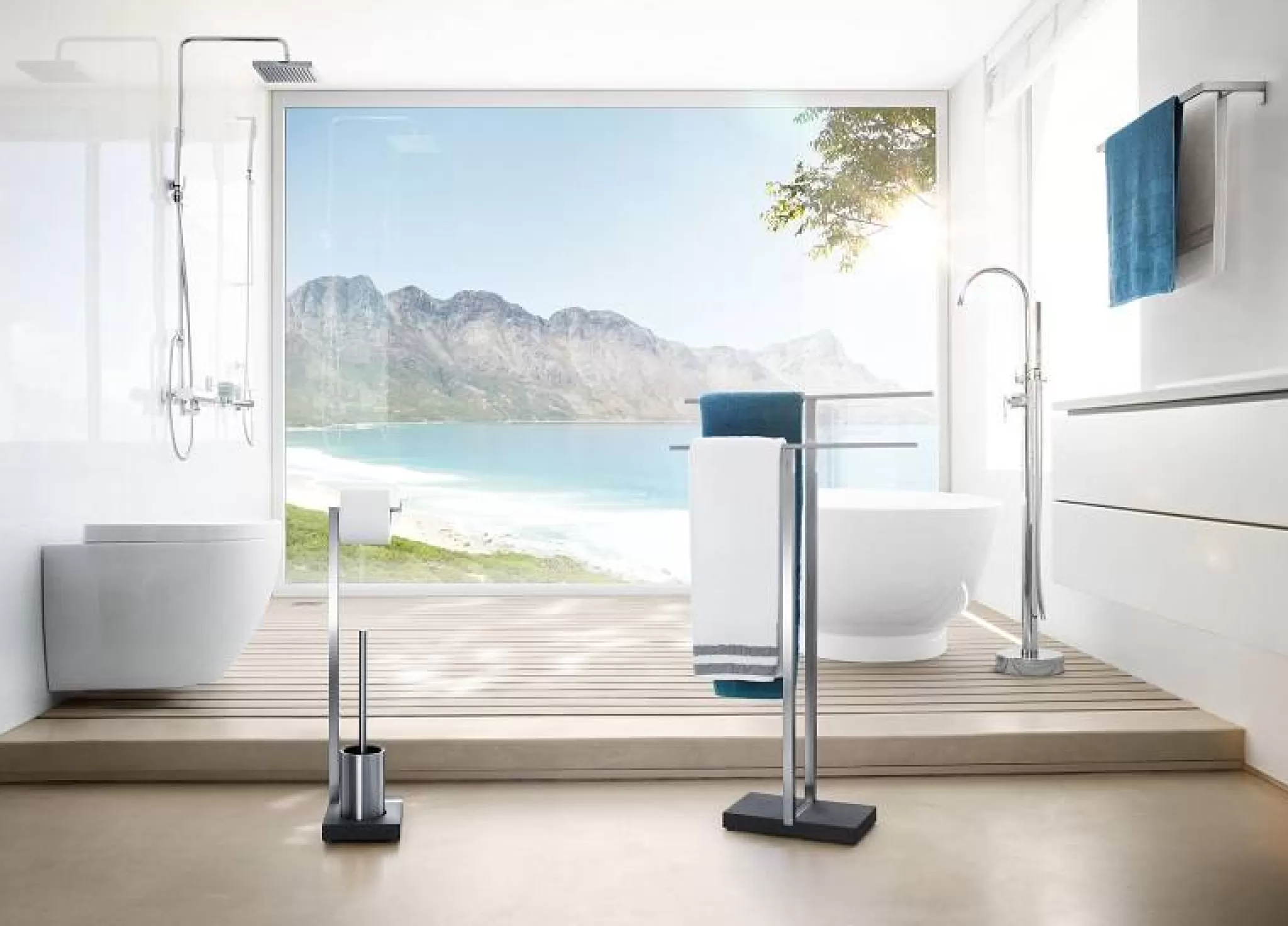 Blomus Towel Rack*Menoto Towel Rack 50Cm (Gloss) 68664