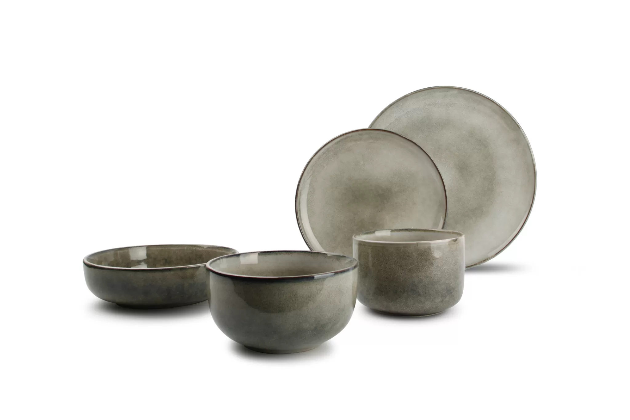 New Meridian Bowl 12 Cm Teal (Set/4) 850607 Meridian