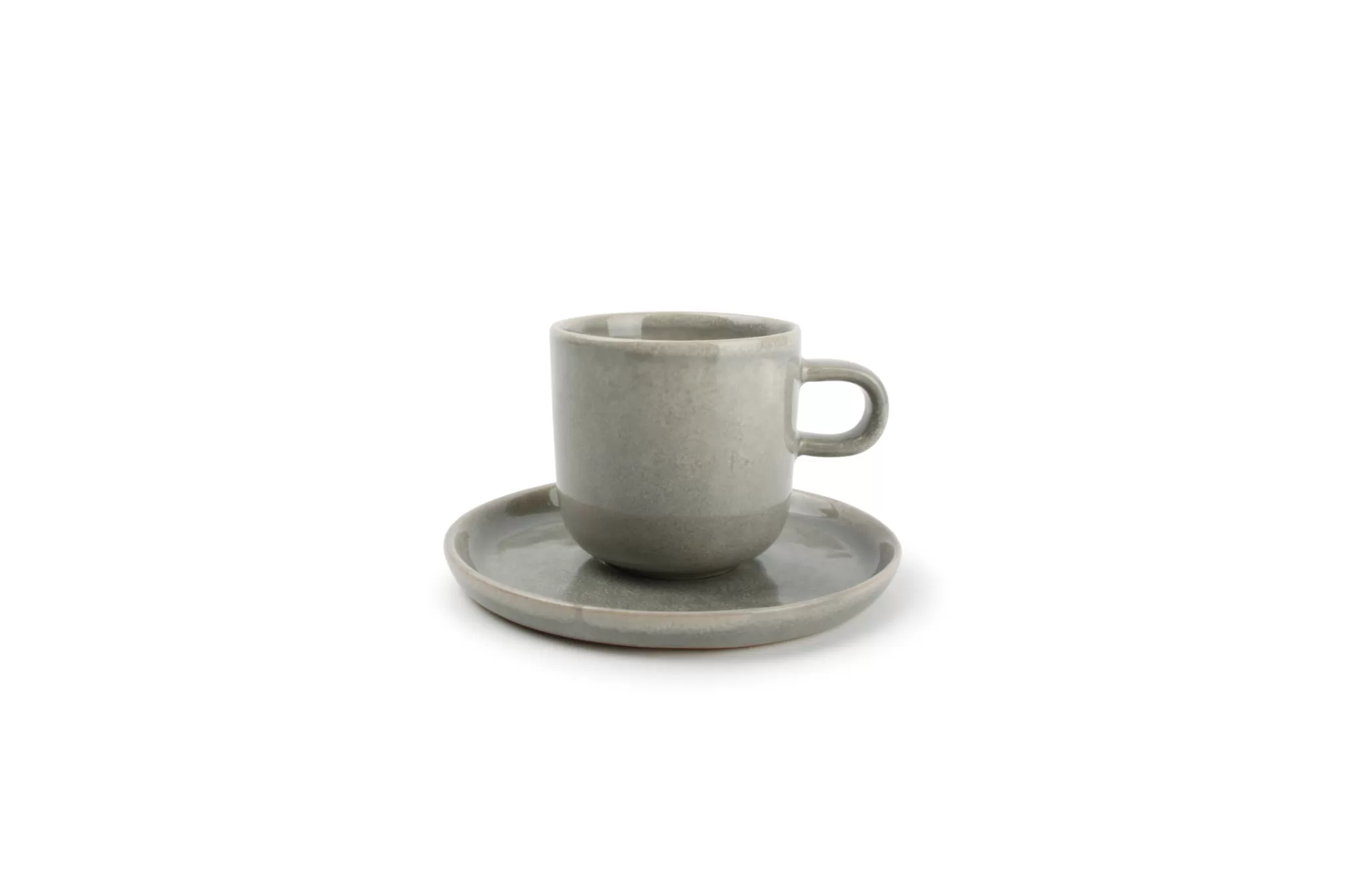 Discount Meridian Cup And Saucer 240 Ml Light Green (Set / 4) 850593 Meridian
