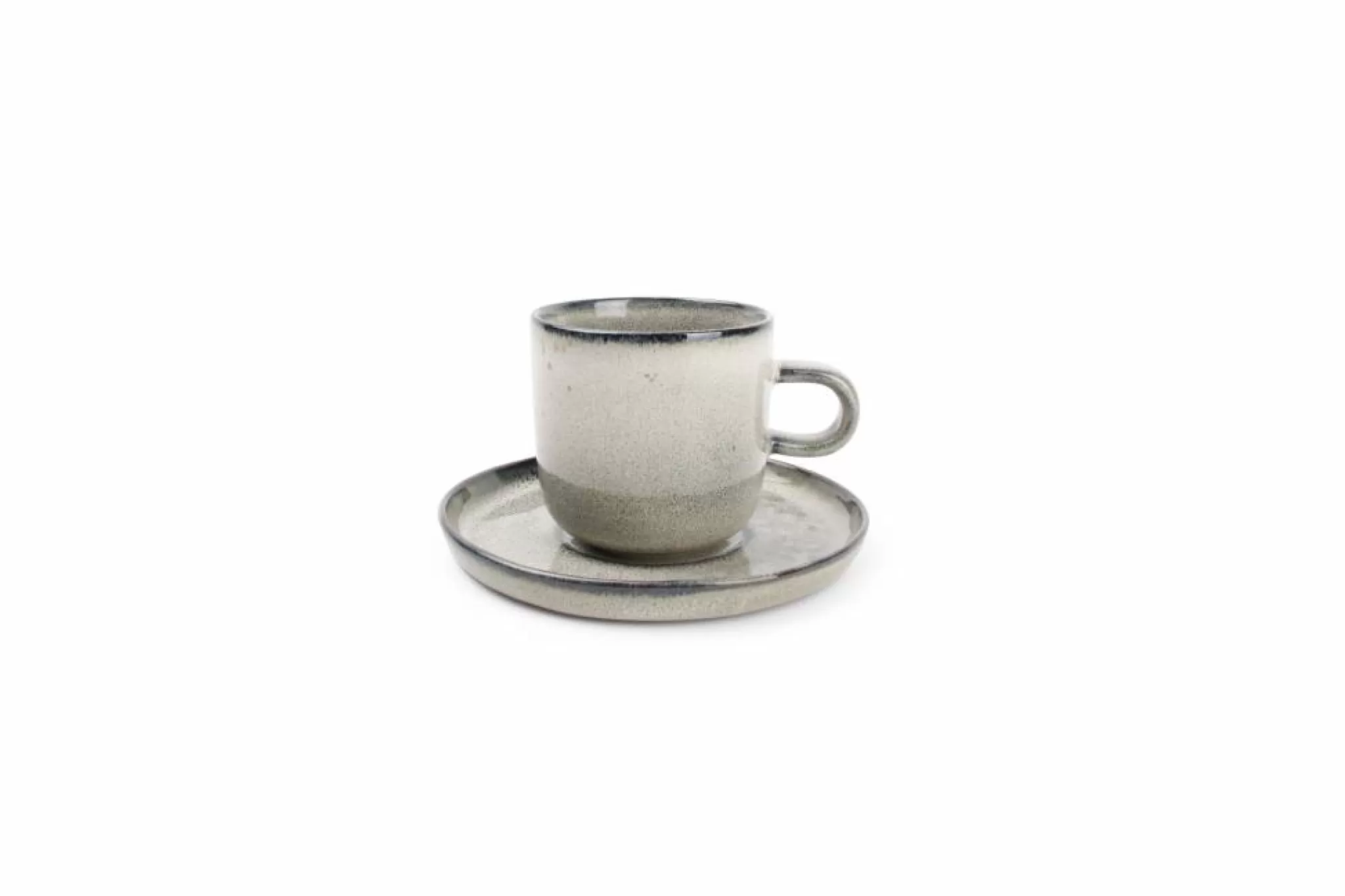 Shop Meridian Cup And Saucer Teal 240 Ml (Set/4) 850611 Meridian