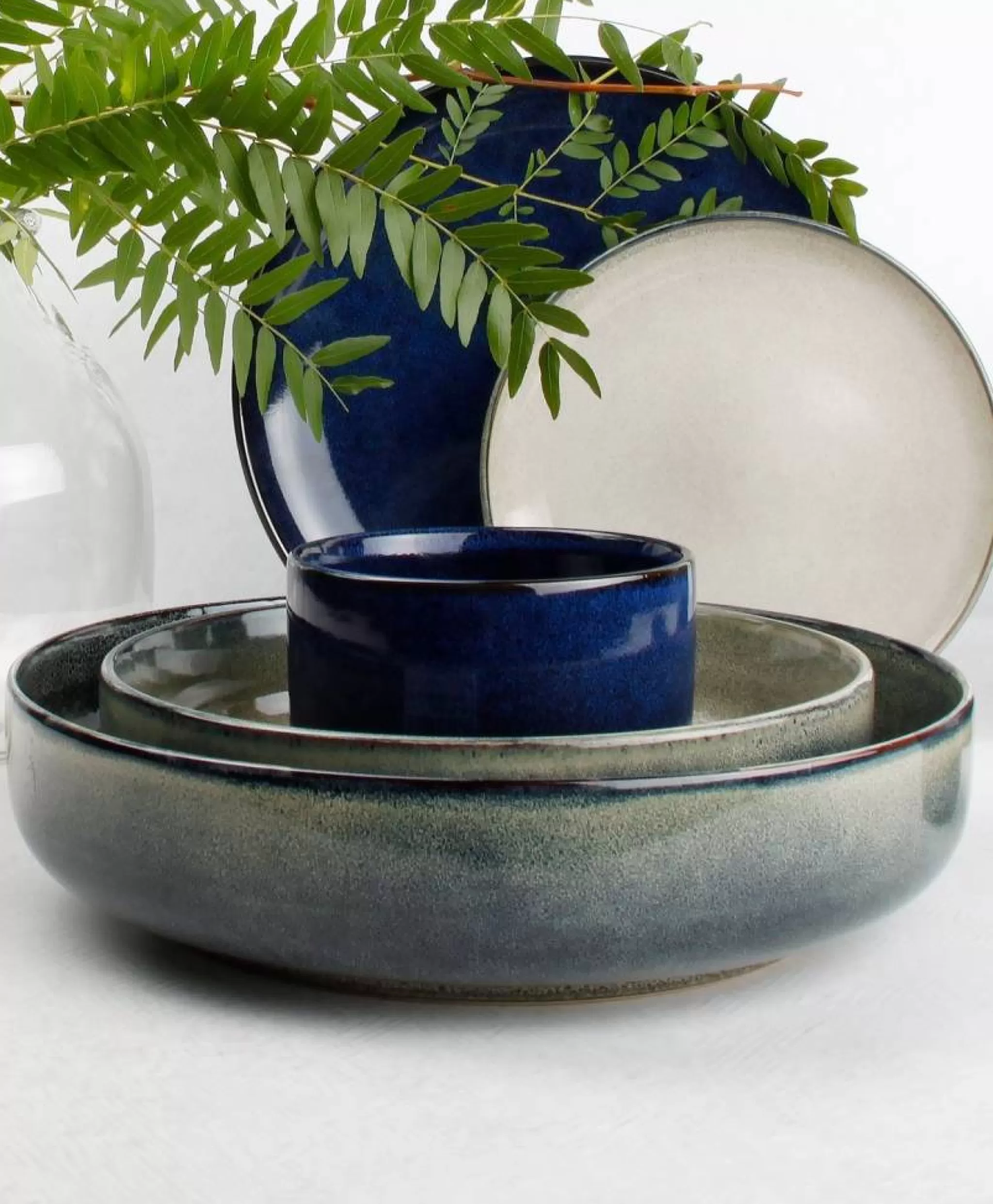 Sale Meridian Serving Bowl 28 Cm Green-Blue (850608) Meridian