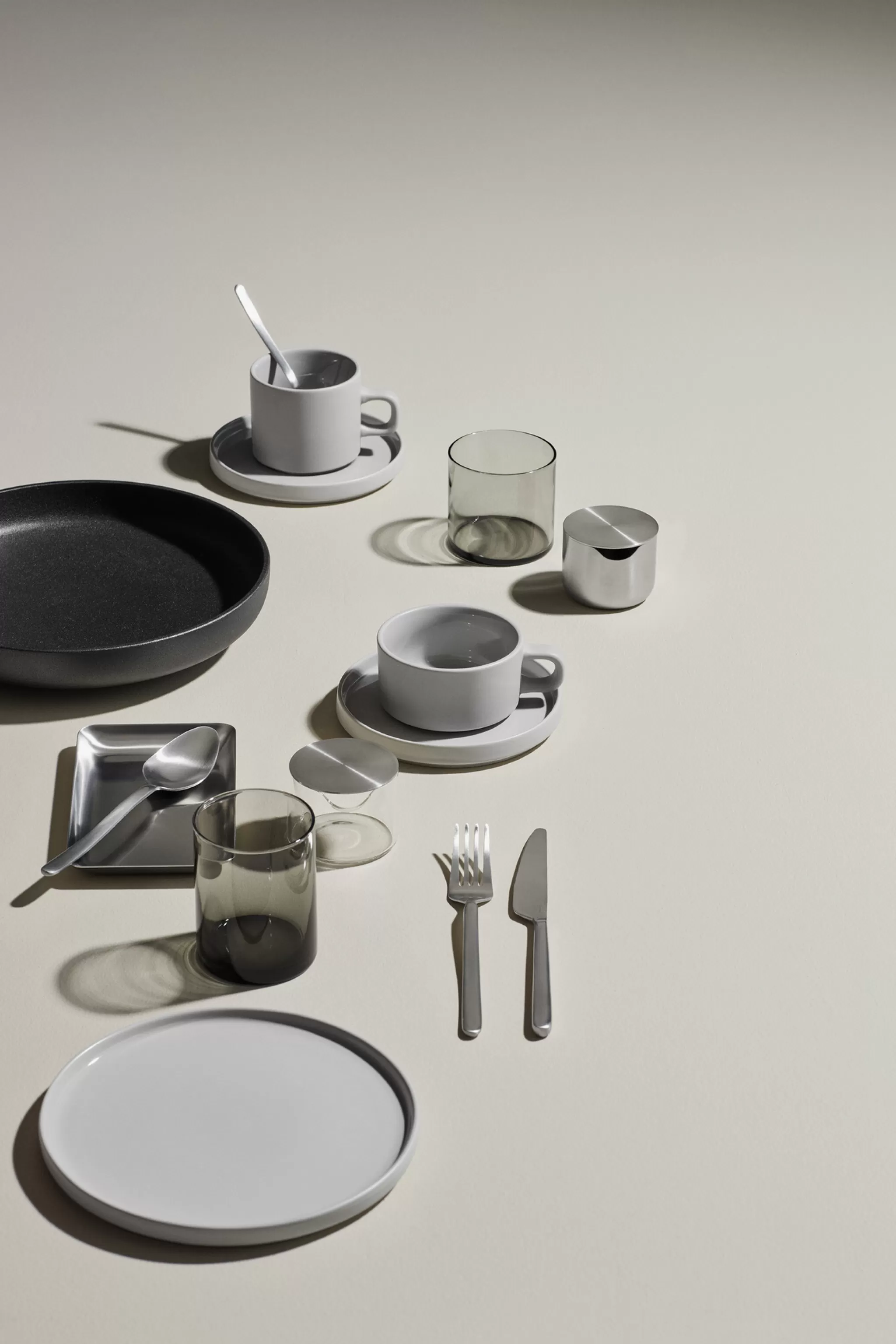 Best Sale Pilar 2 Tea Cups 170 Ml With Saucer Mirage Gray (63912) Pilar