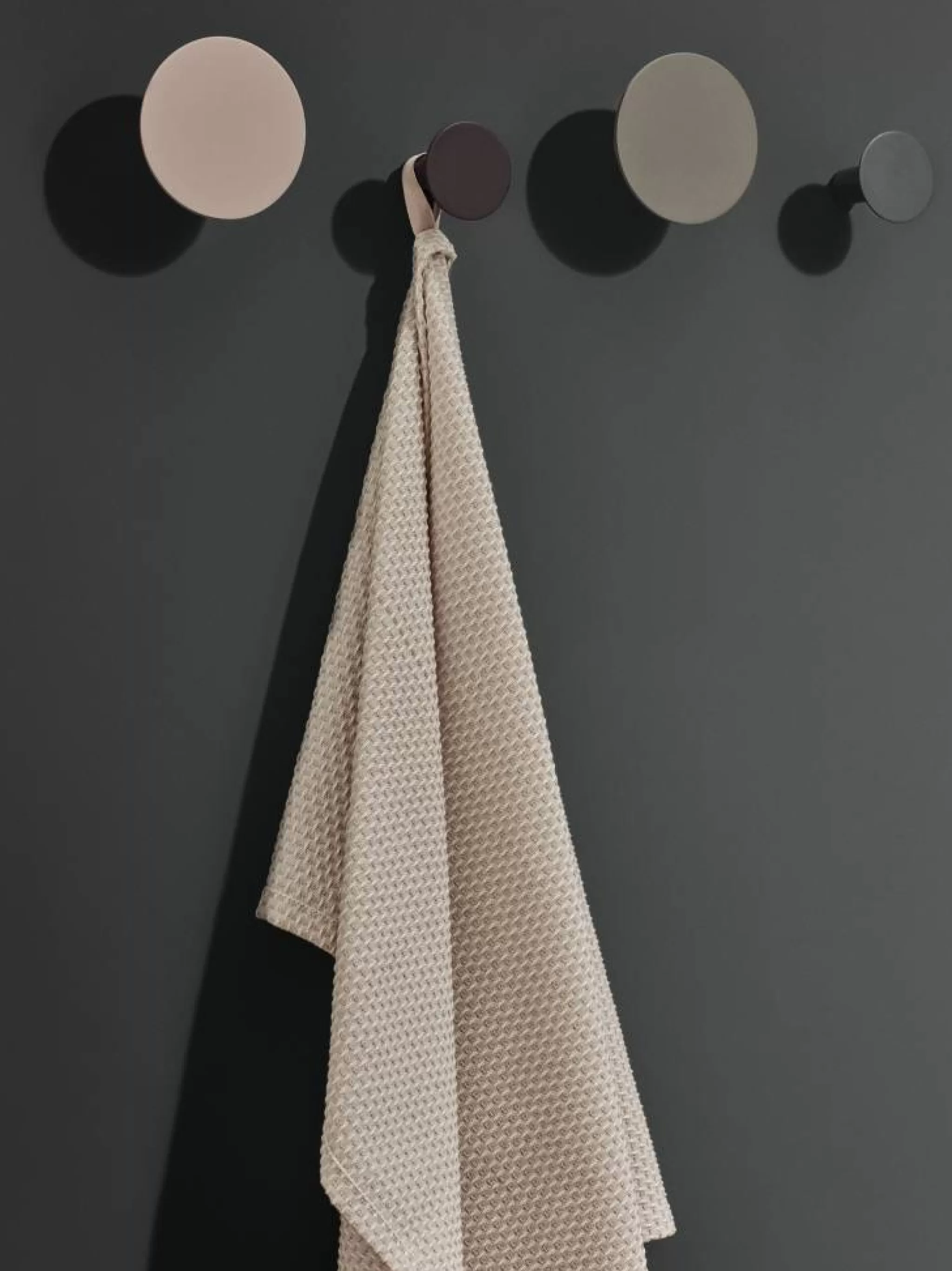 Blomus Towel Hook*Ponto Wall Hooks Magnet, Dark Gray (Set / 4) 65800