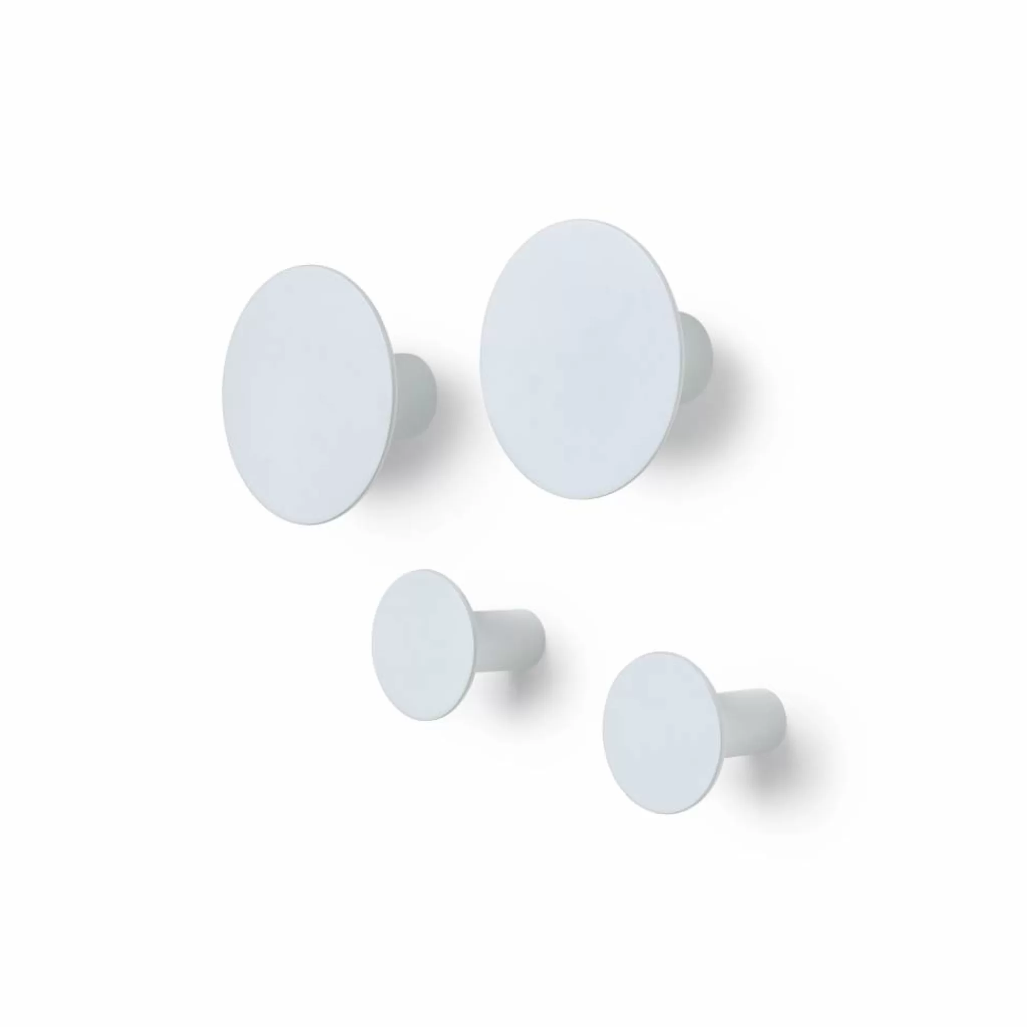 Blomus Towel Hook*Ponto Wall Hooks Micro Chip, Light Gray (Set / 4) 65799