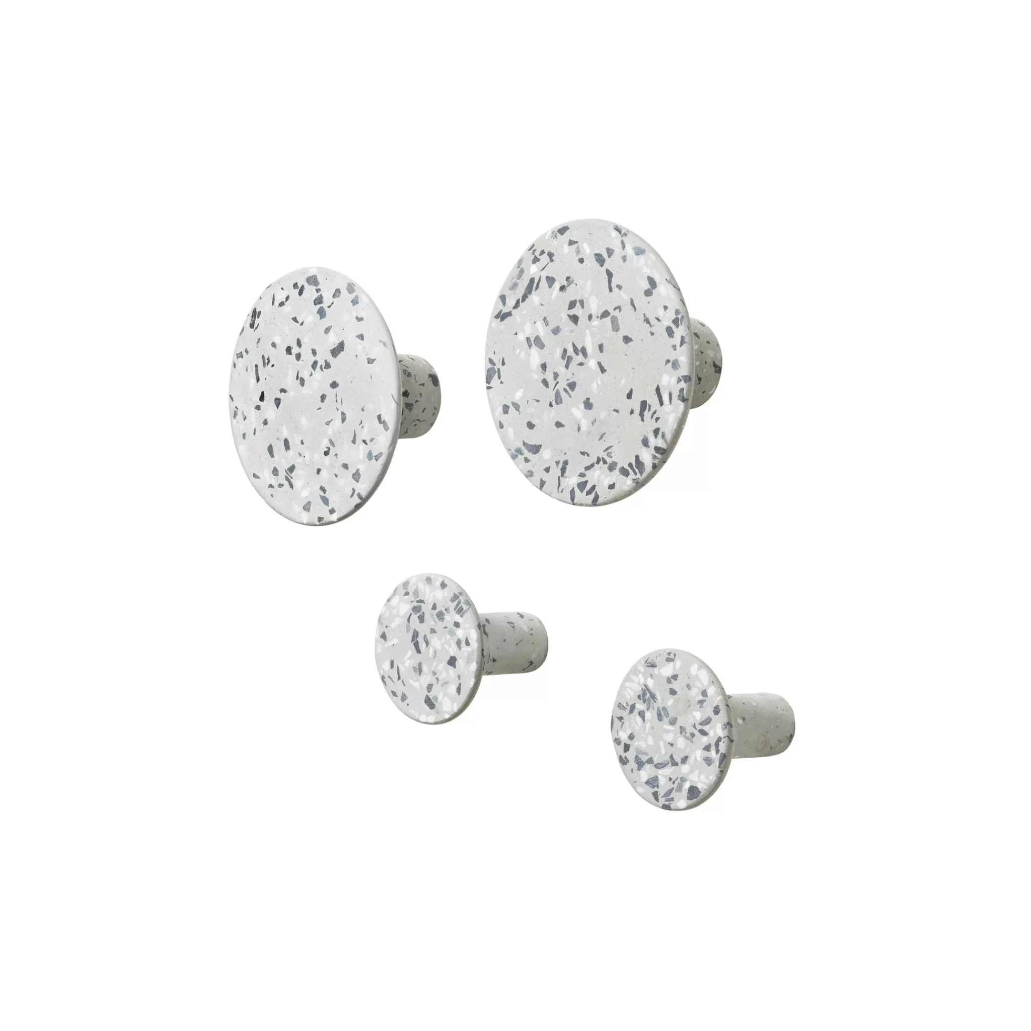 Blomus Towel Hook*Ponto Wall Hooks Terrazzo Gray (Set / 4) 65900