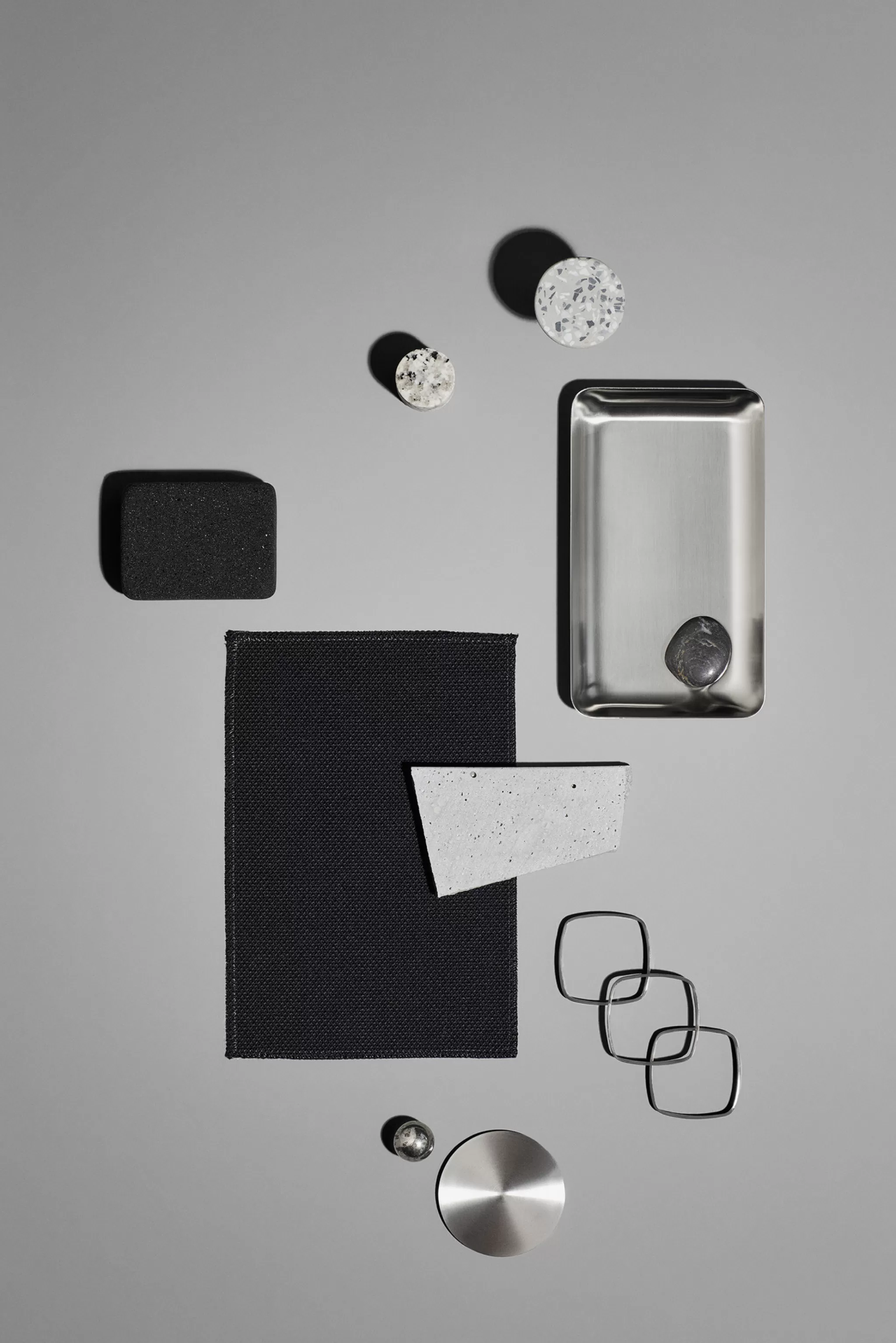 Blomus Towel Hook*Ponto Wall Hooks Terrazzo Gray (Set / 4) 65900