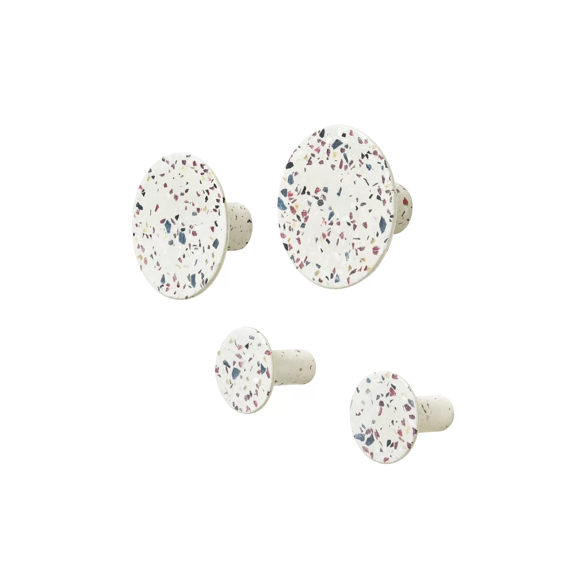 Blomus Towel Hook*Ponto Wall Hooks Terrazzo Multicolor (Set / 4) 65901