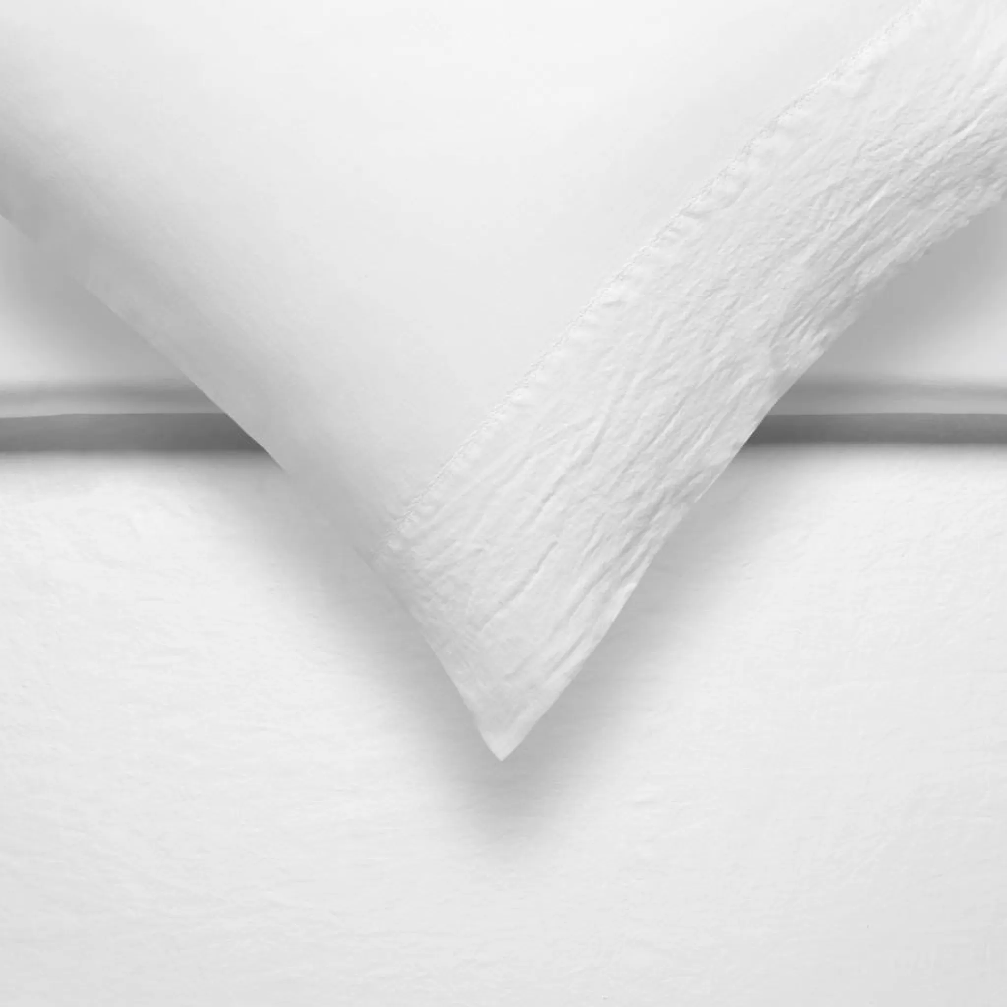 Outlet Pure 07 Duvet Cover 140X200 / 220 Cm, 1-Person, White (Linen / Sateen Cotton) Prsa17207 1 Person
