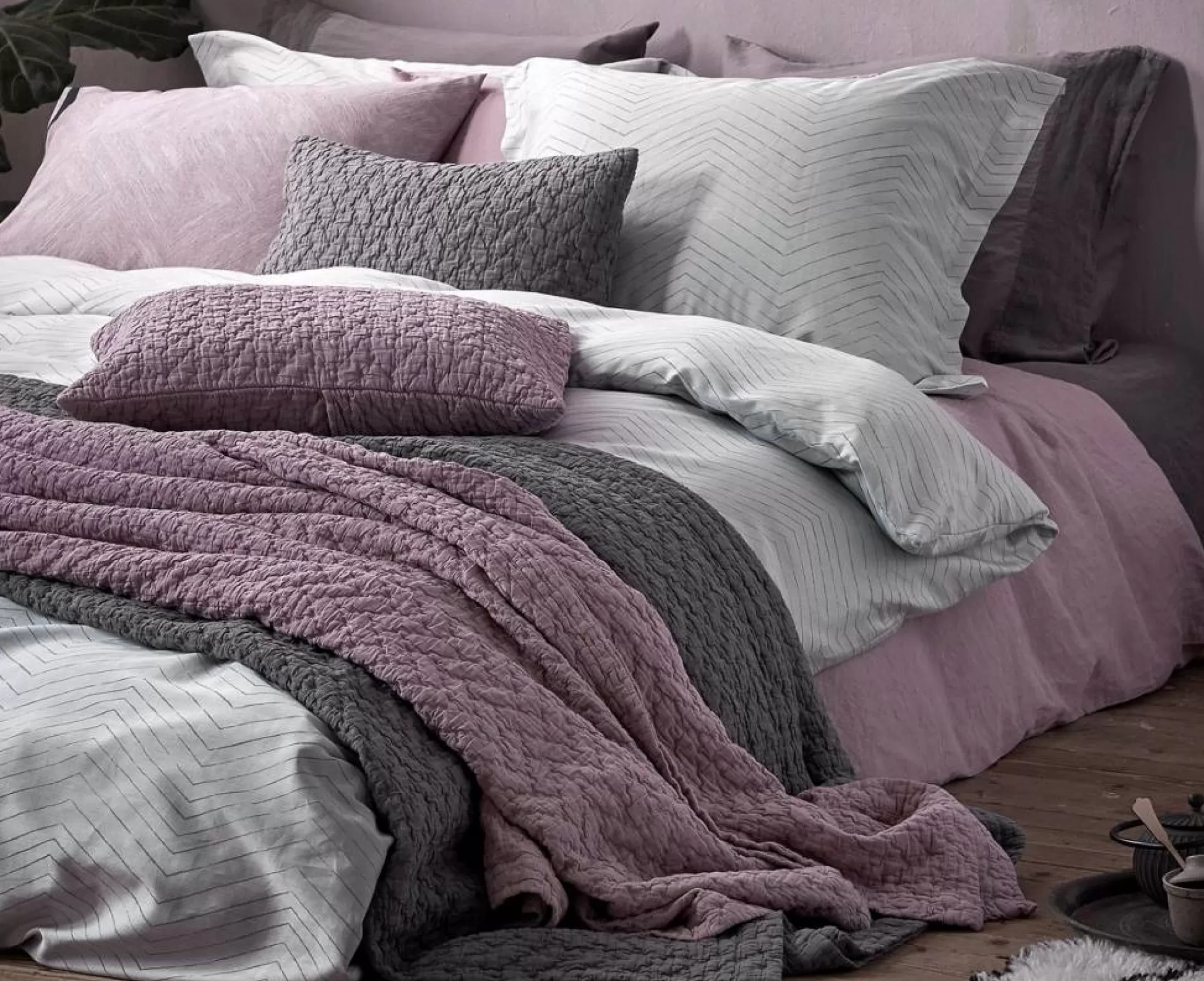 Flash Sale Pure 07 Duvet Cover 240X200/220 Cm, Twin, White (Linen / Satin Cotton) Prsa17207 Twin Beds
