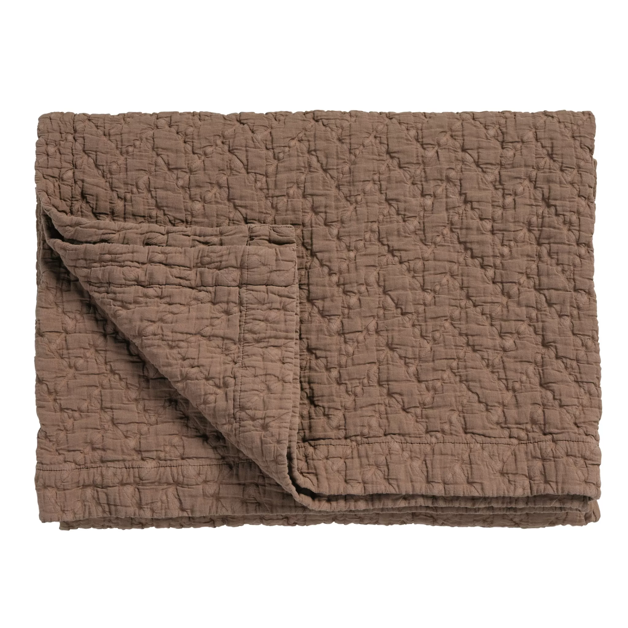 Best Pure 10 Throw/Bedspread 180X260 Cm Brownie (Cotton) Prsa17210 Bedspread