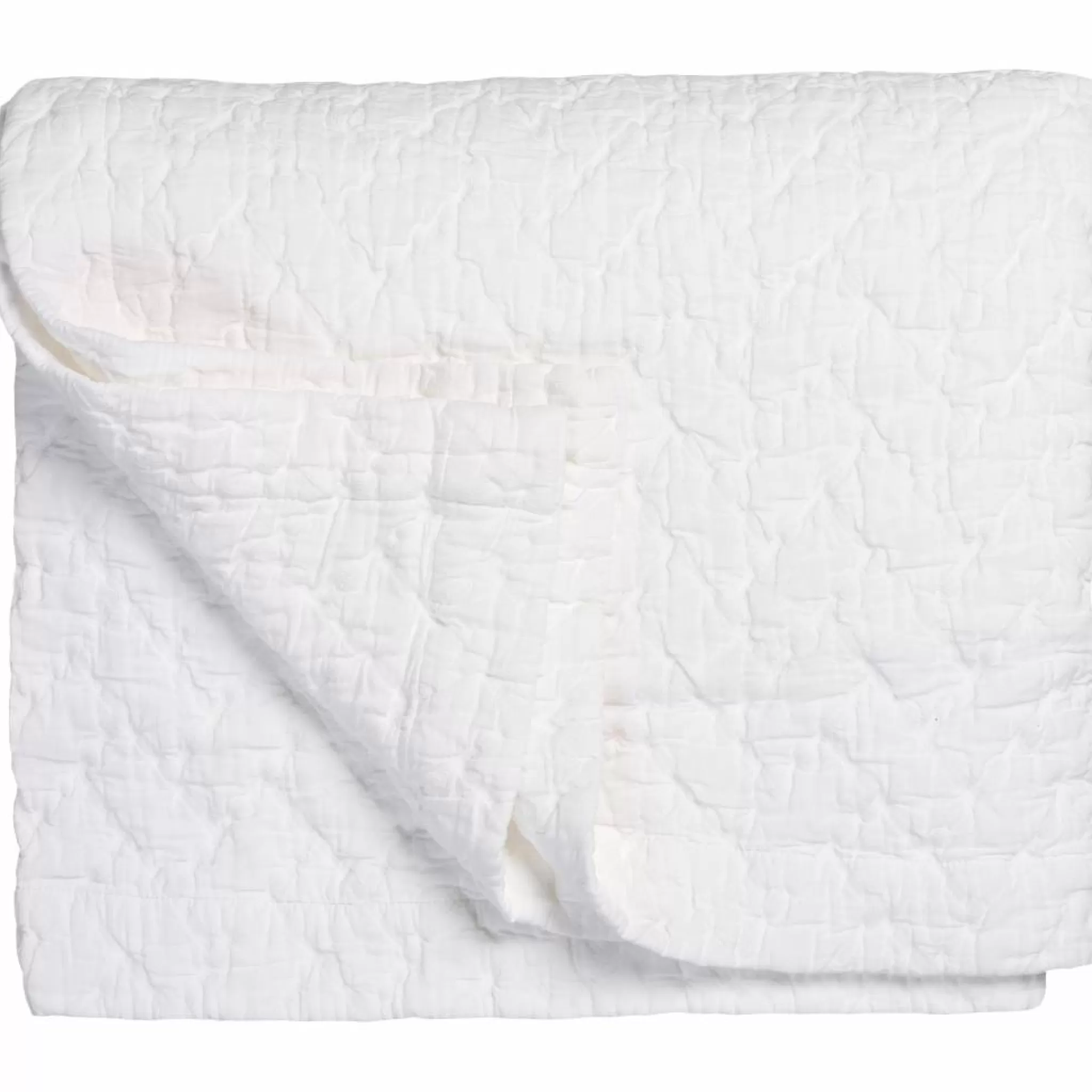 Shop Pure 10 Throw/Bedspread 180X260 Cm White (Cotton) Prsa17210 Bedspread