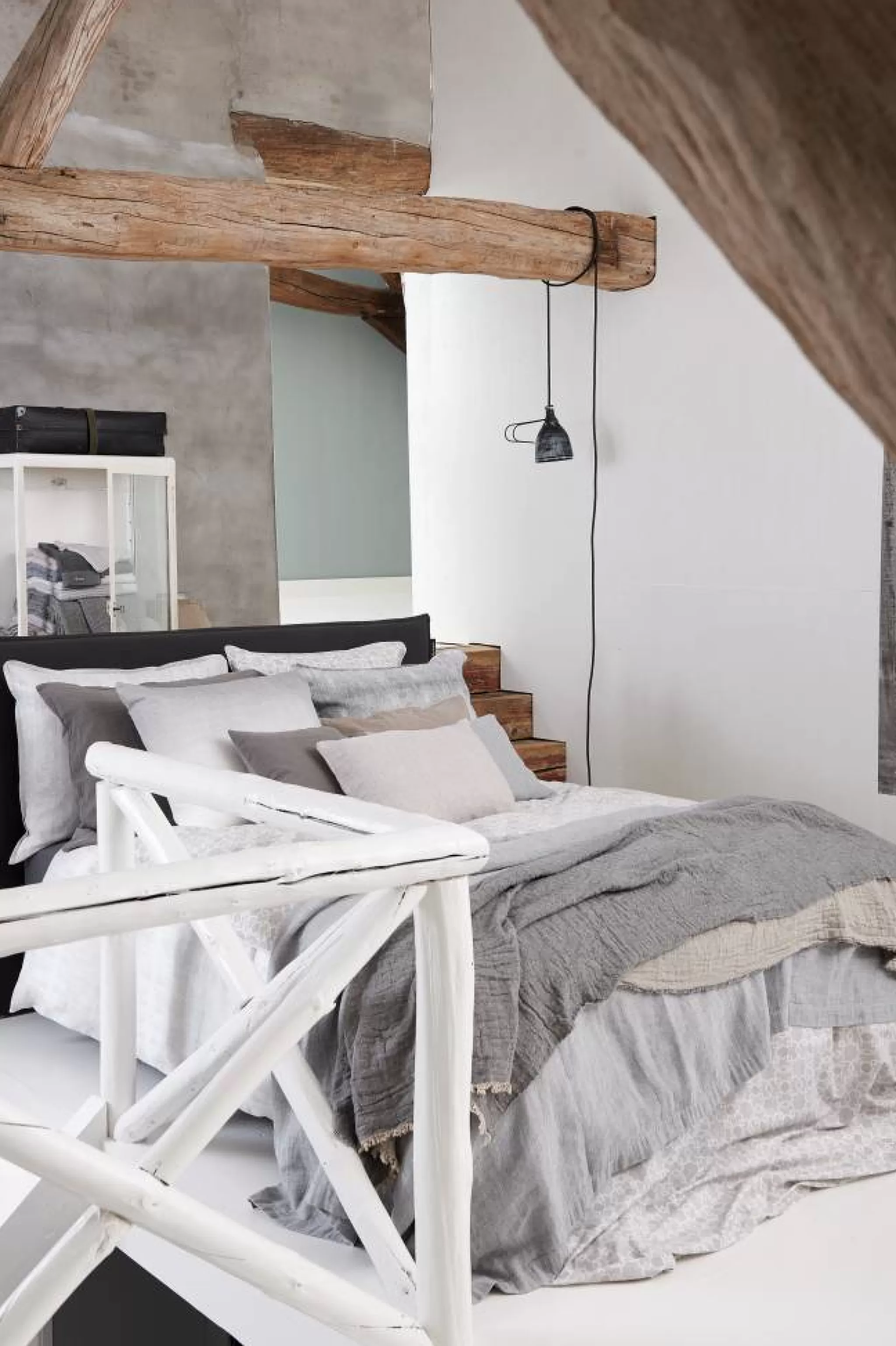 Discount Pure 22 Pillowcase 40X55 Cm Gray-011 (Cotton / Linen) Bedspread