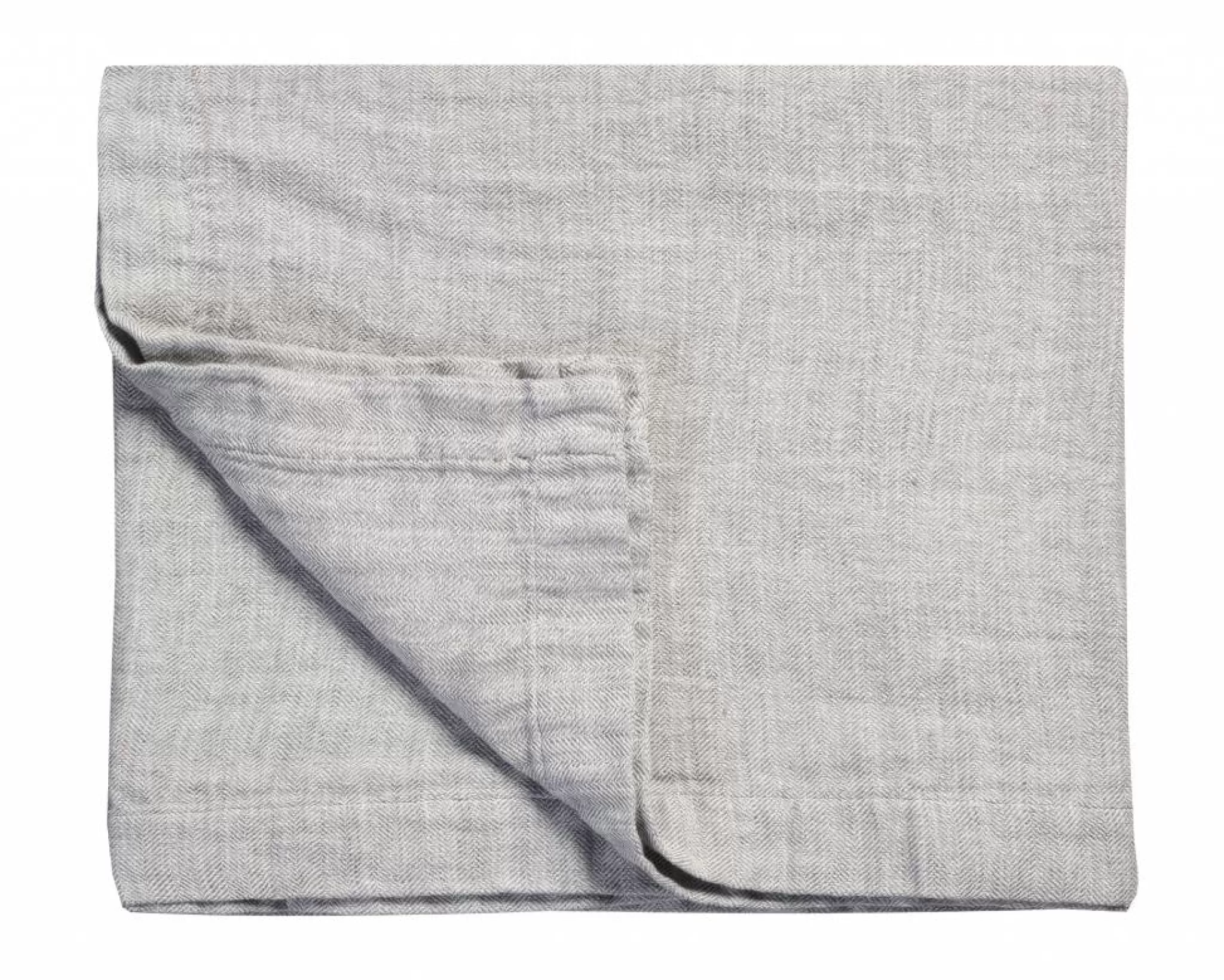 Best Pure 22 Plaid / Bedspread 260X260 Cm Gray-011 (Cotton / Linen) Bedspread