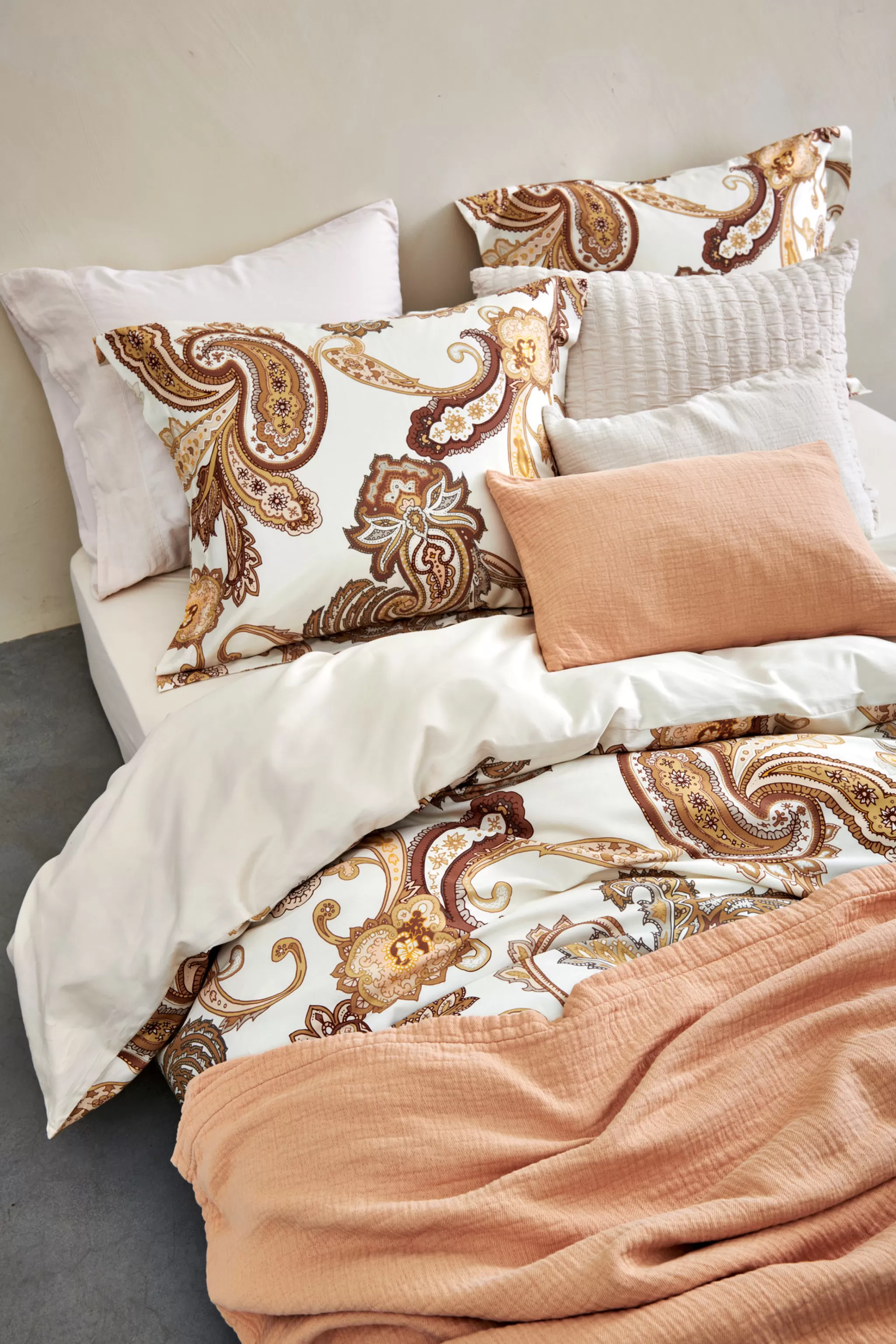 Cheap Pure 68 Plaid/Bedspread 160X250 Cm Apricot Blush (Prsa23168) Bedspread