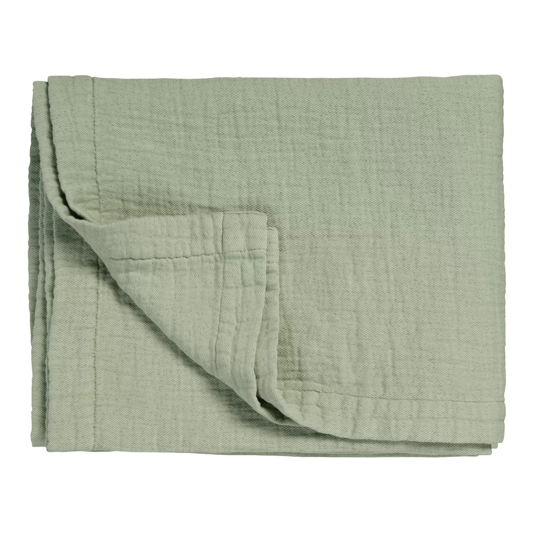 New Pure 68 Plaid/Bedspread 160X250 Cm Smoke Green (Prsa23168) Bedspread