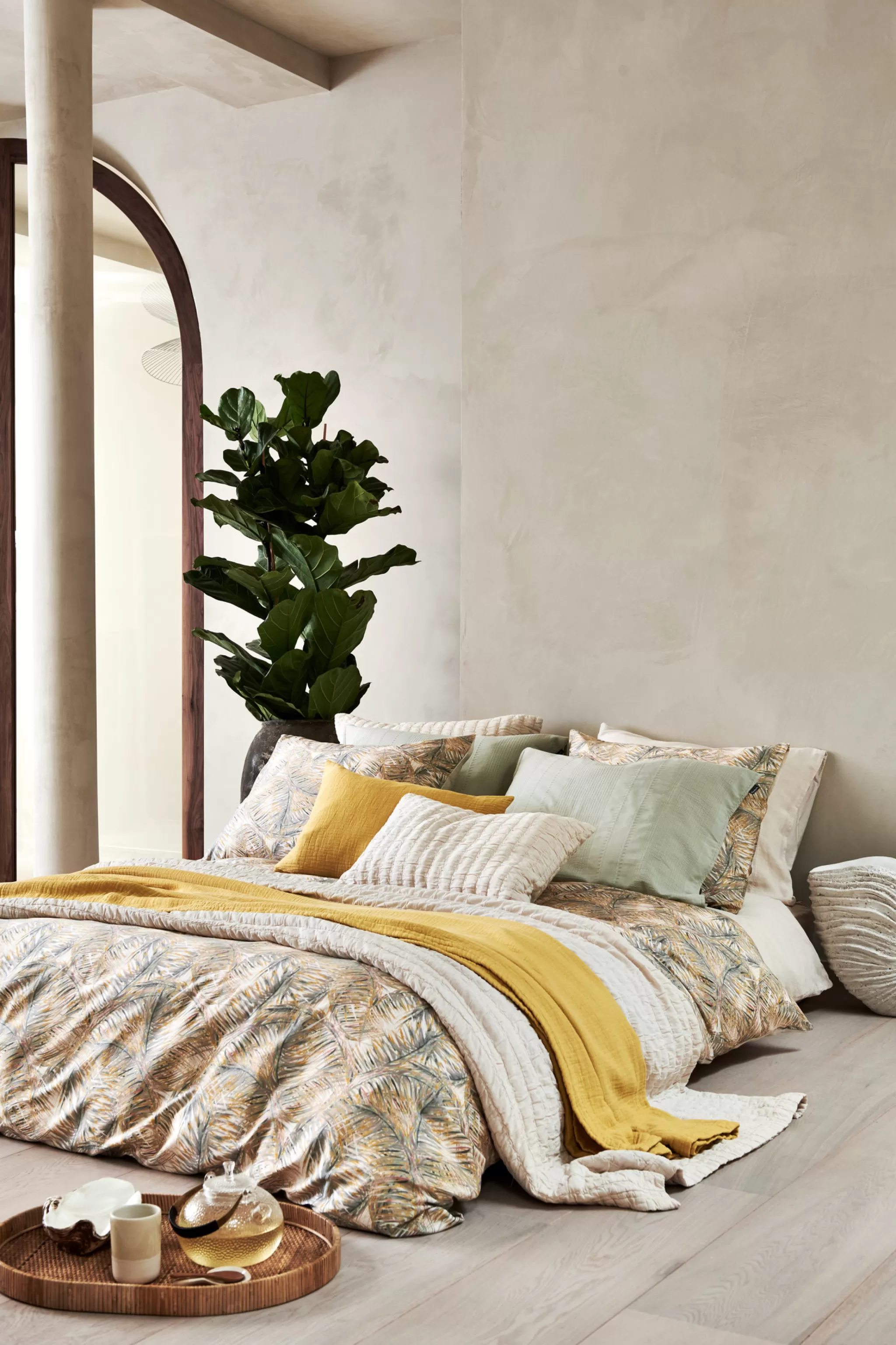 Shop Pure 68 Plaid/Bedspread 160X250 Cm Sunlight (Prsa23168) Bedspread