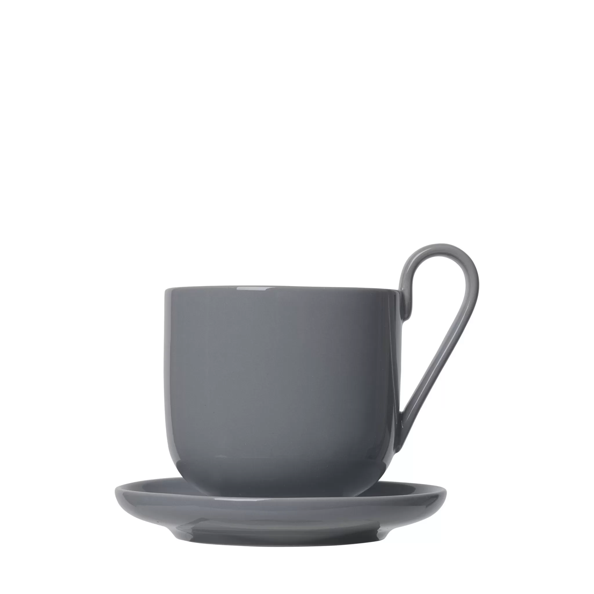 Flash Sale Ro Set / 2 Coffee Cups With Sharkskin Saucer (64010) Ro