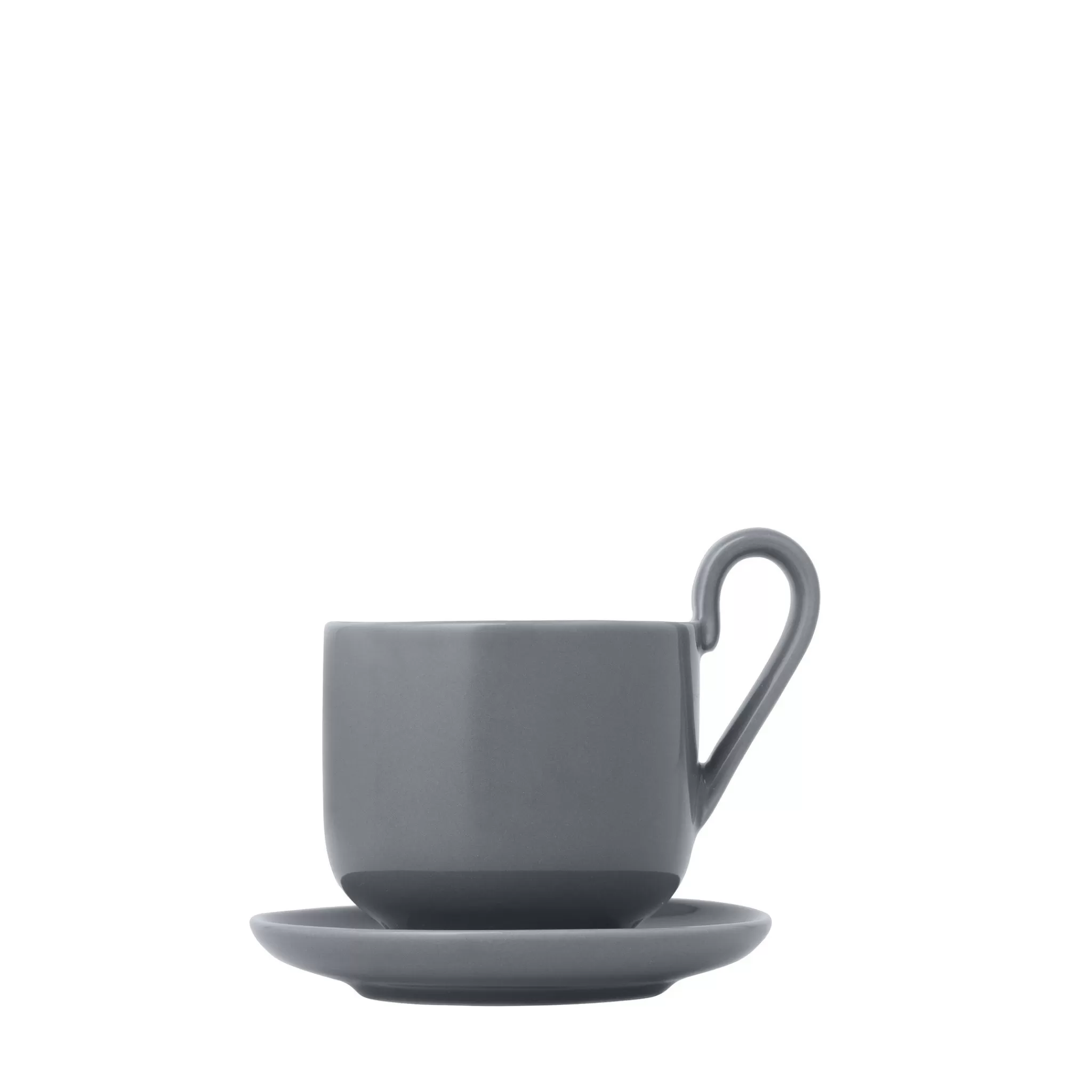 Blomus Coffee Tea*Ro Set / 2 Espresso Cups With Sharkskin Saucer (64137)