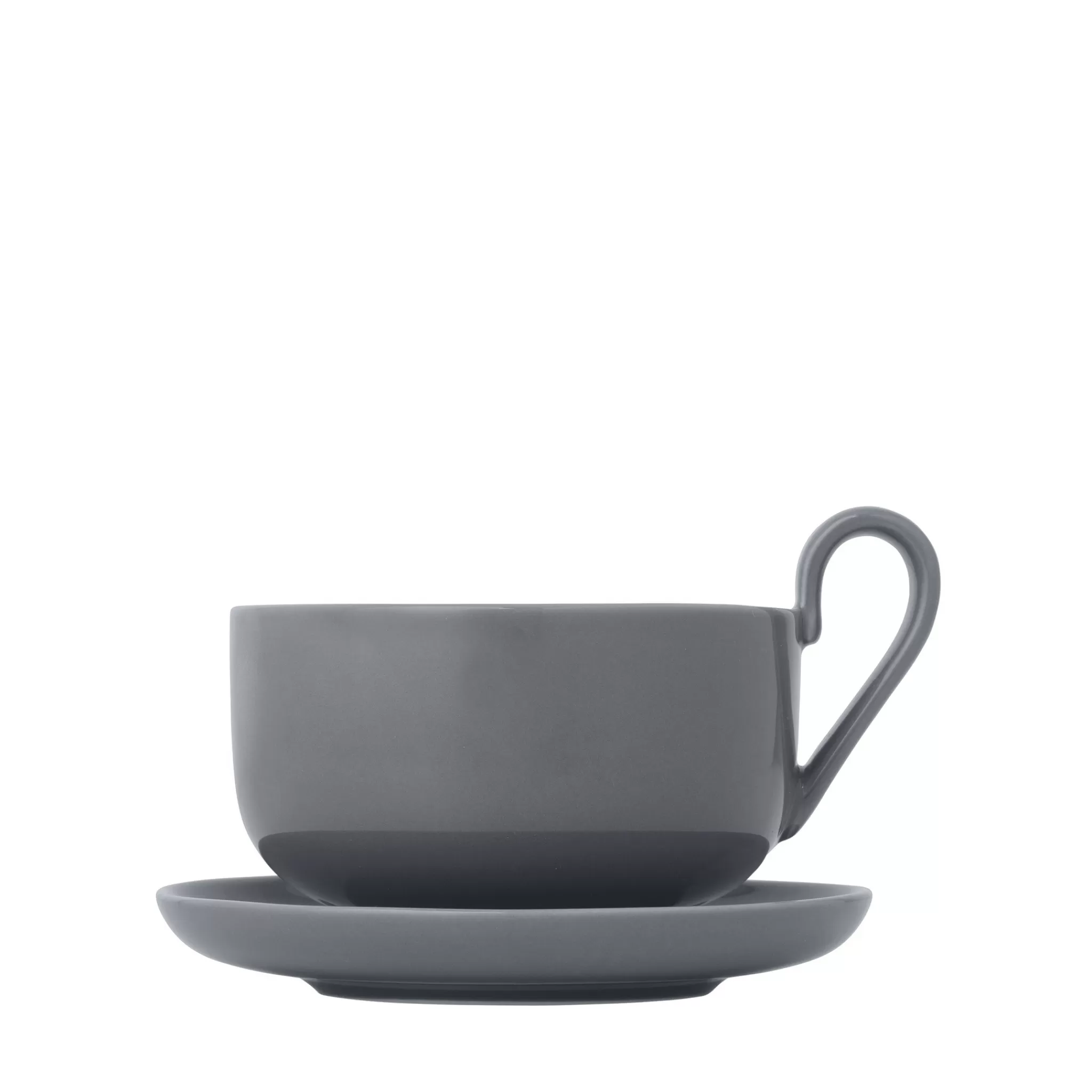 Blomus Coffee Tea*Ro Set / 2 Tea Cups With Sharkskin Saucer (64140)