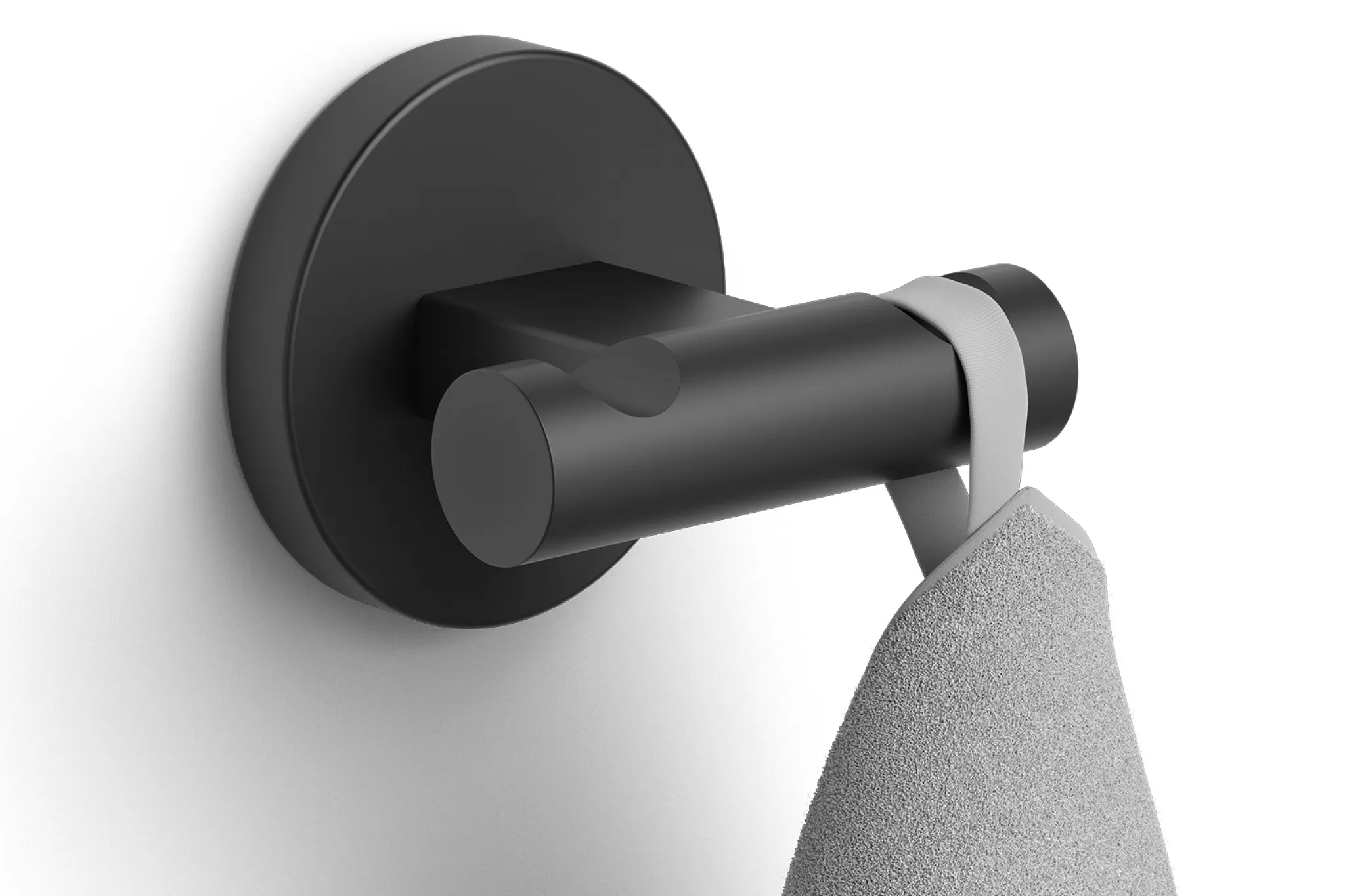 Zack Towel Hook*Scala Towel Hook Tandem 40855 (Black)