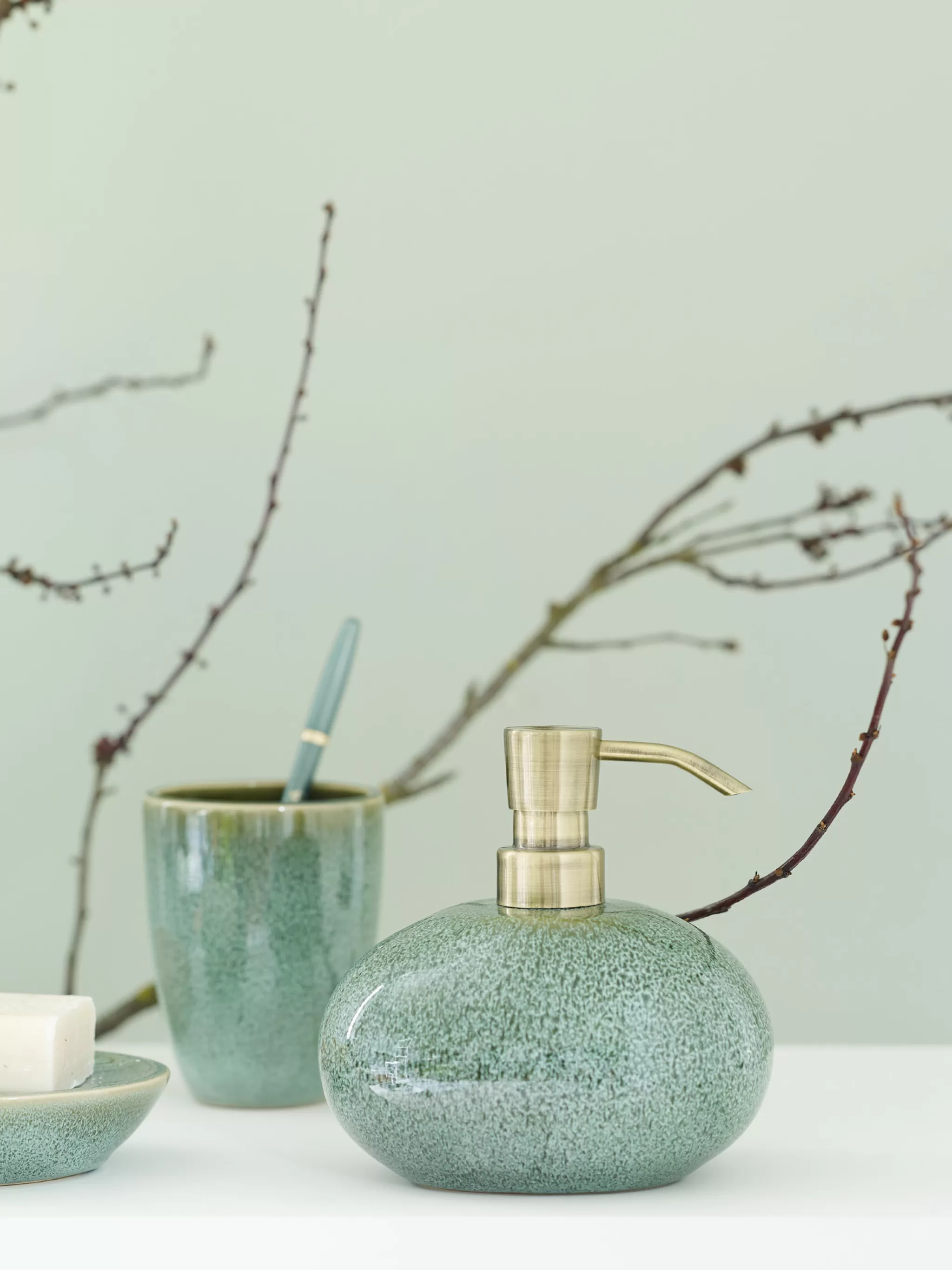 Aquanova Soap Dish*Soap Dish Ugo Color Forest-269, Green (Ugosdi-269)
