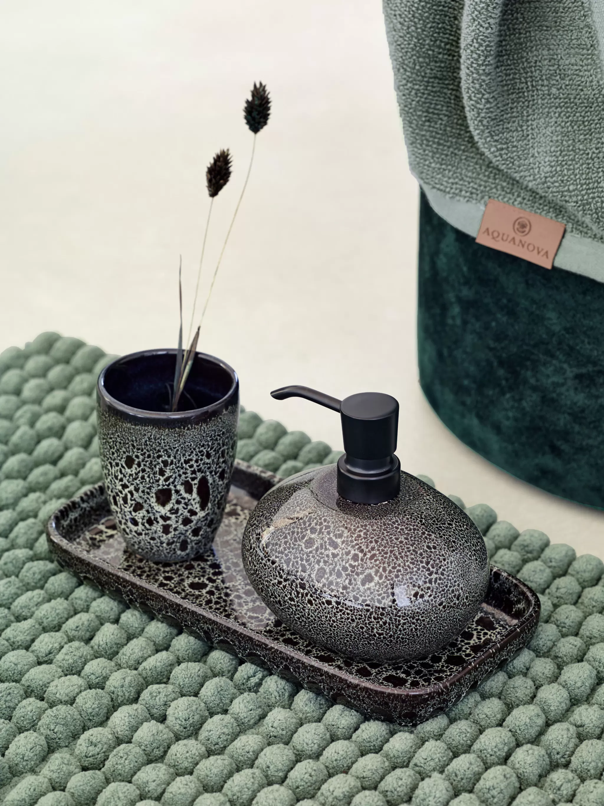 Aquanova Soap Dish*Soap Dish Ugo Olive Black-994 (Ugosdi-994)
