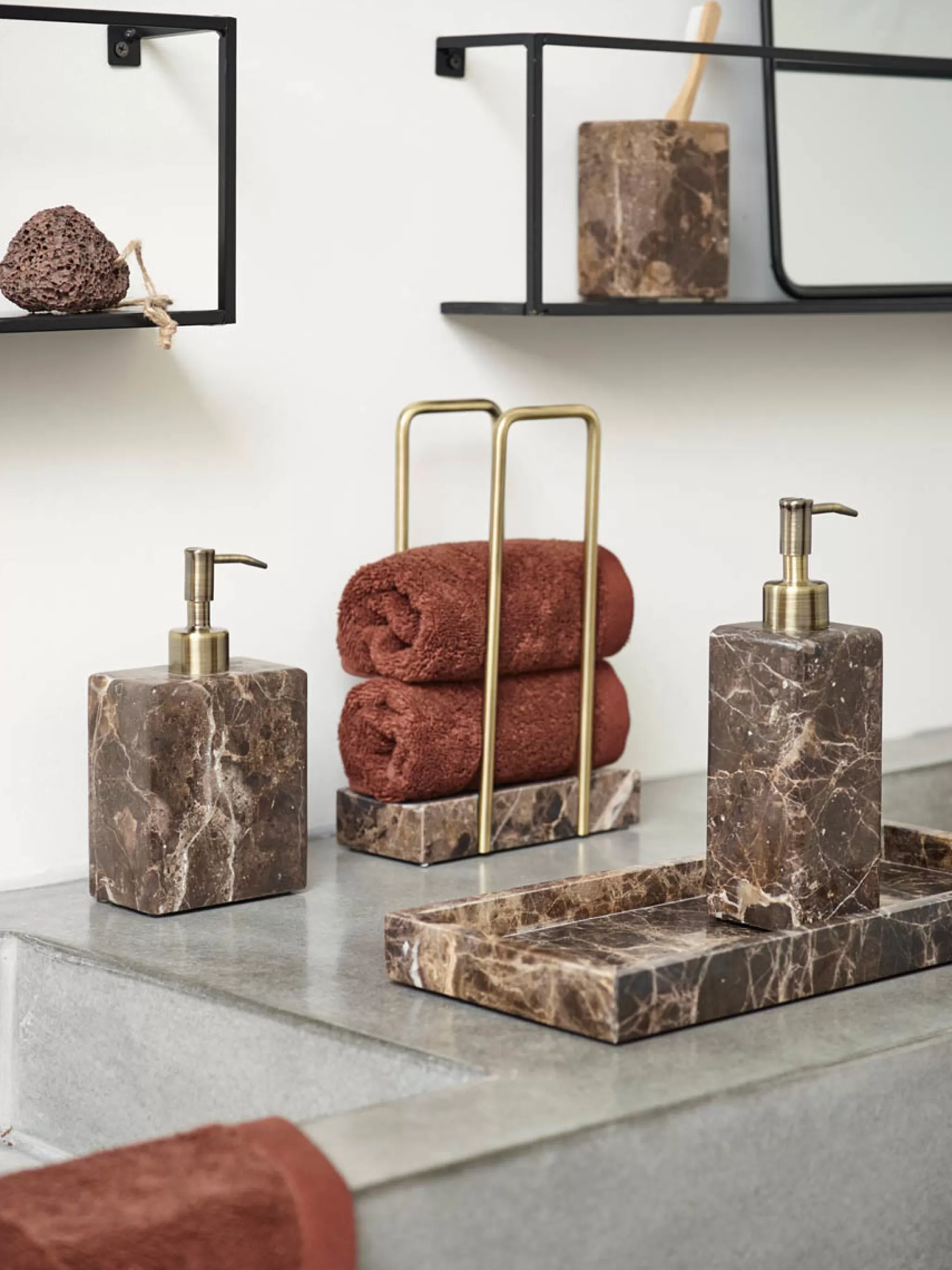 Aquanova Soap Dispenser*Soap Dispenser Hammam Brown (Hamdis-01)