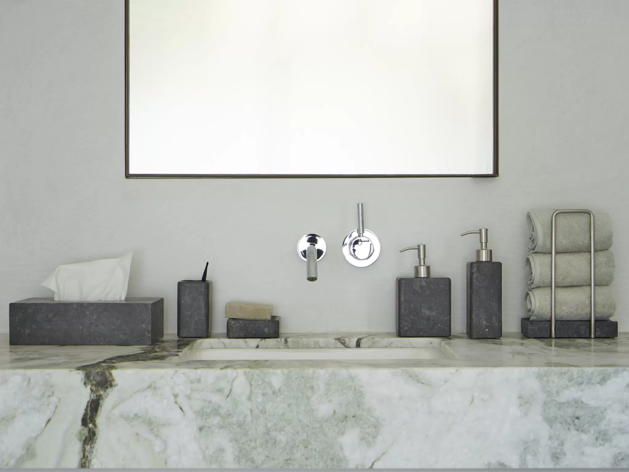 Aquanova Soap Dispenser*Soap Dispenser Hammam Dark Gray-98