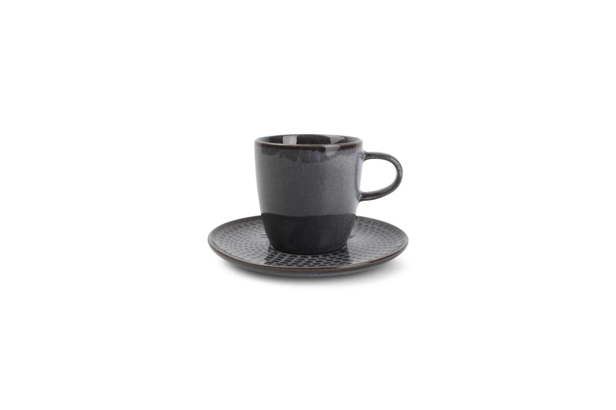 Best Stitch Cup And Saucer 180 Ml Gray (Set/4) 850271 Stitch