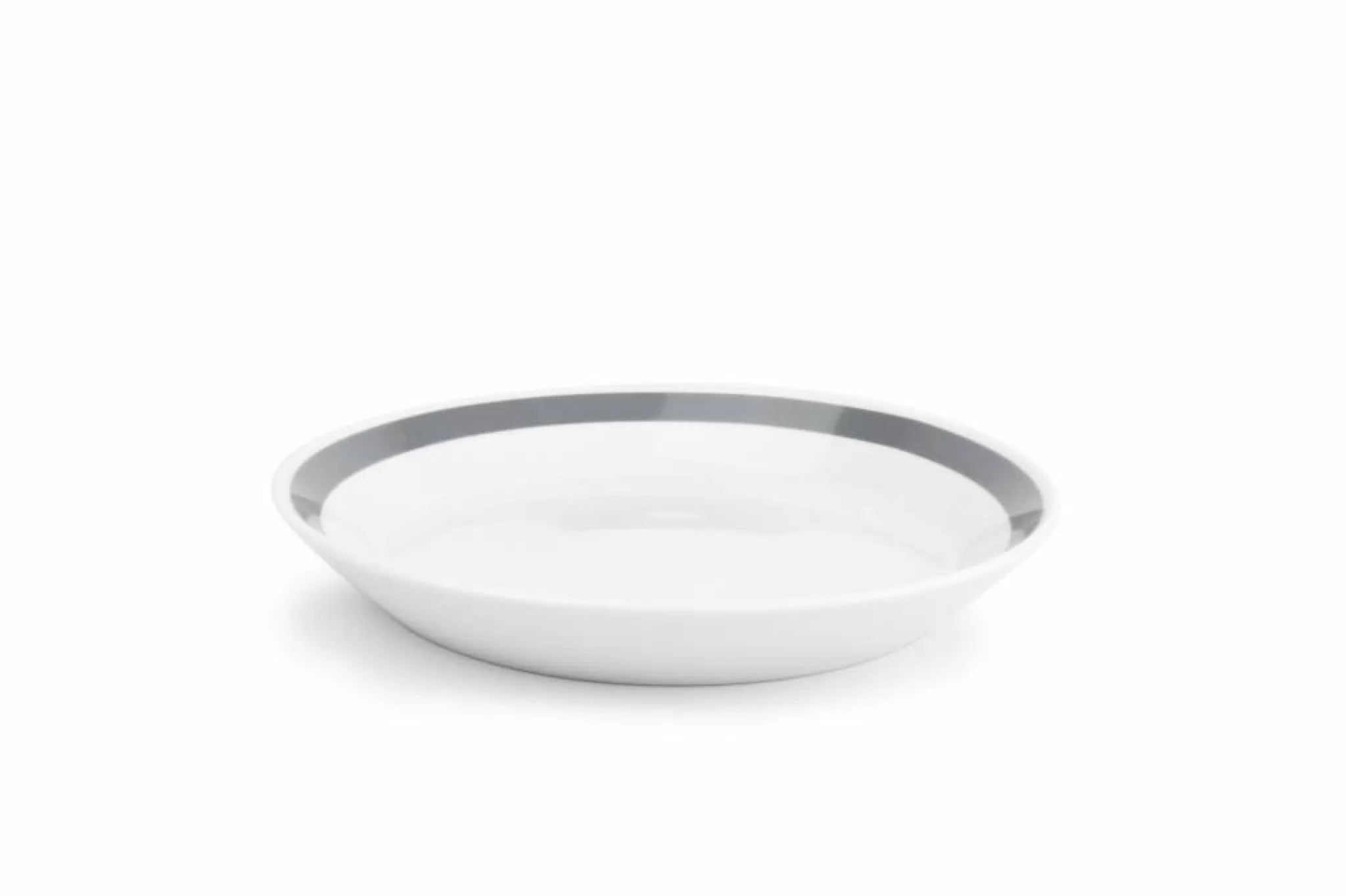 Flash Sale Stripes Deep Plate 23Cm (Gray) Set / 6 802130 Stripes