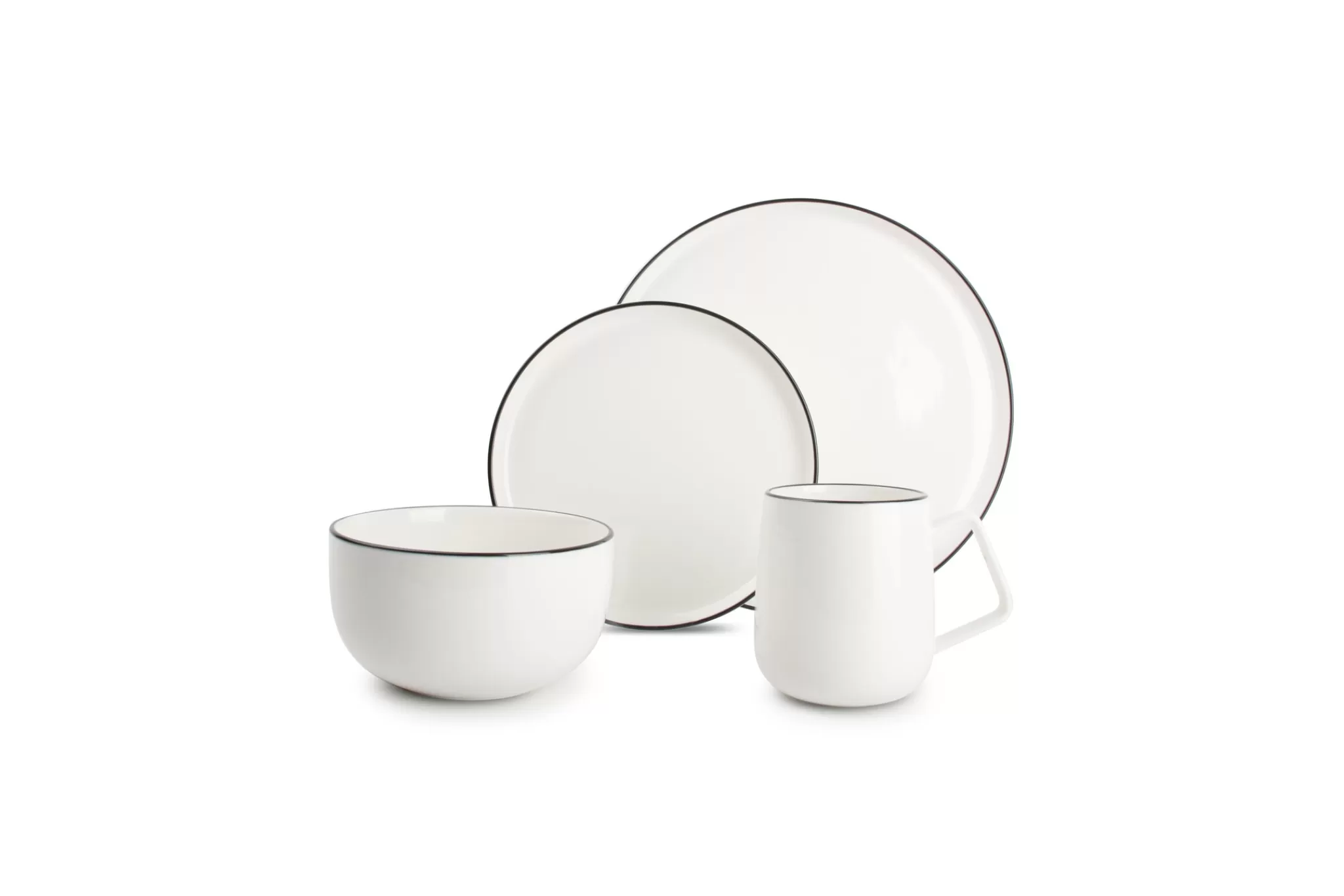 Outlet Studio Base 16-Piece Dinnerware Set White - 850025 Tableware Sets