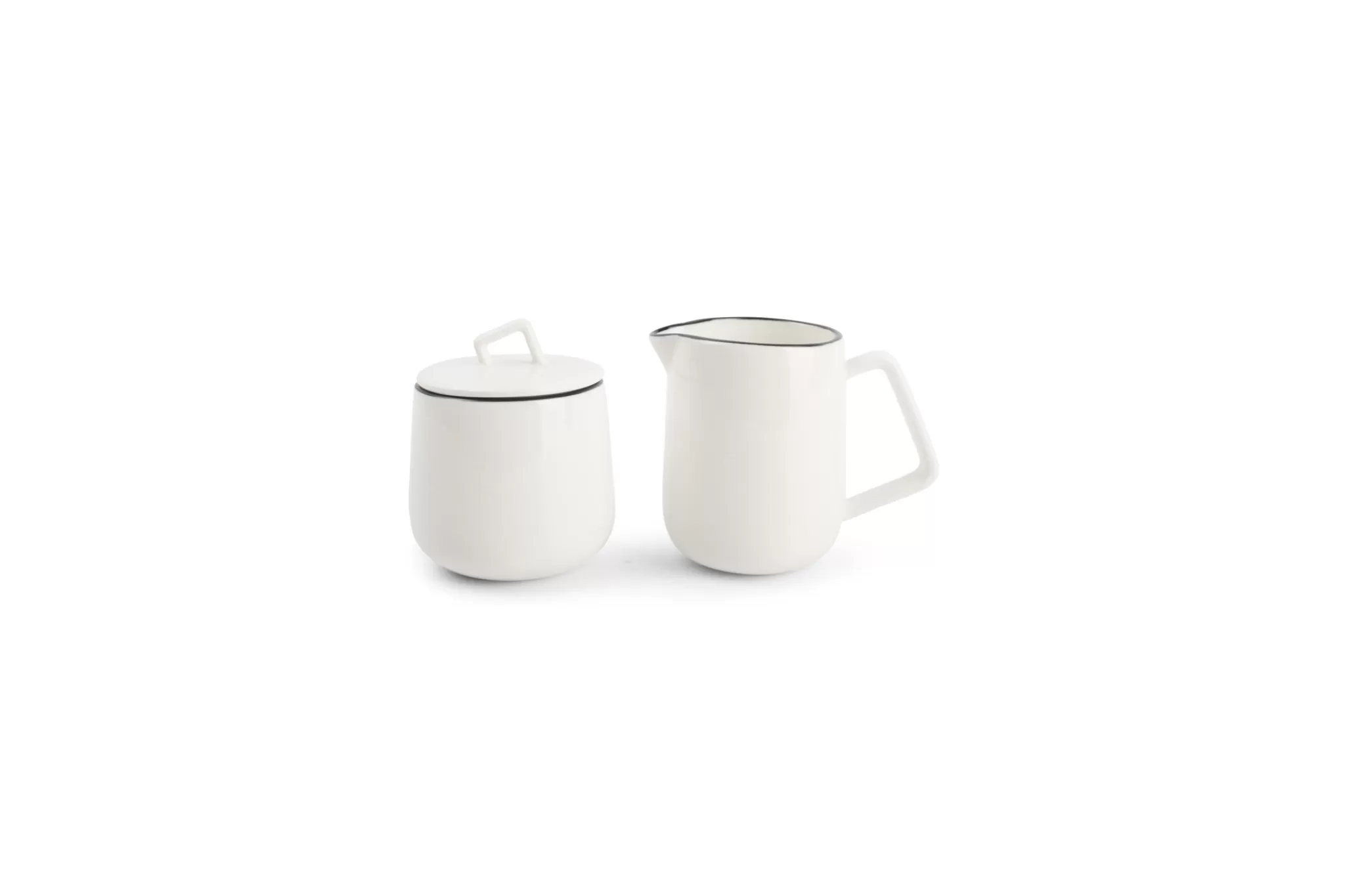 S&P Milk & Sugar*Studio Base Milk Jug And Sugar Bowl White 850013
