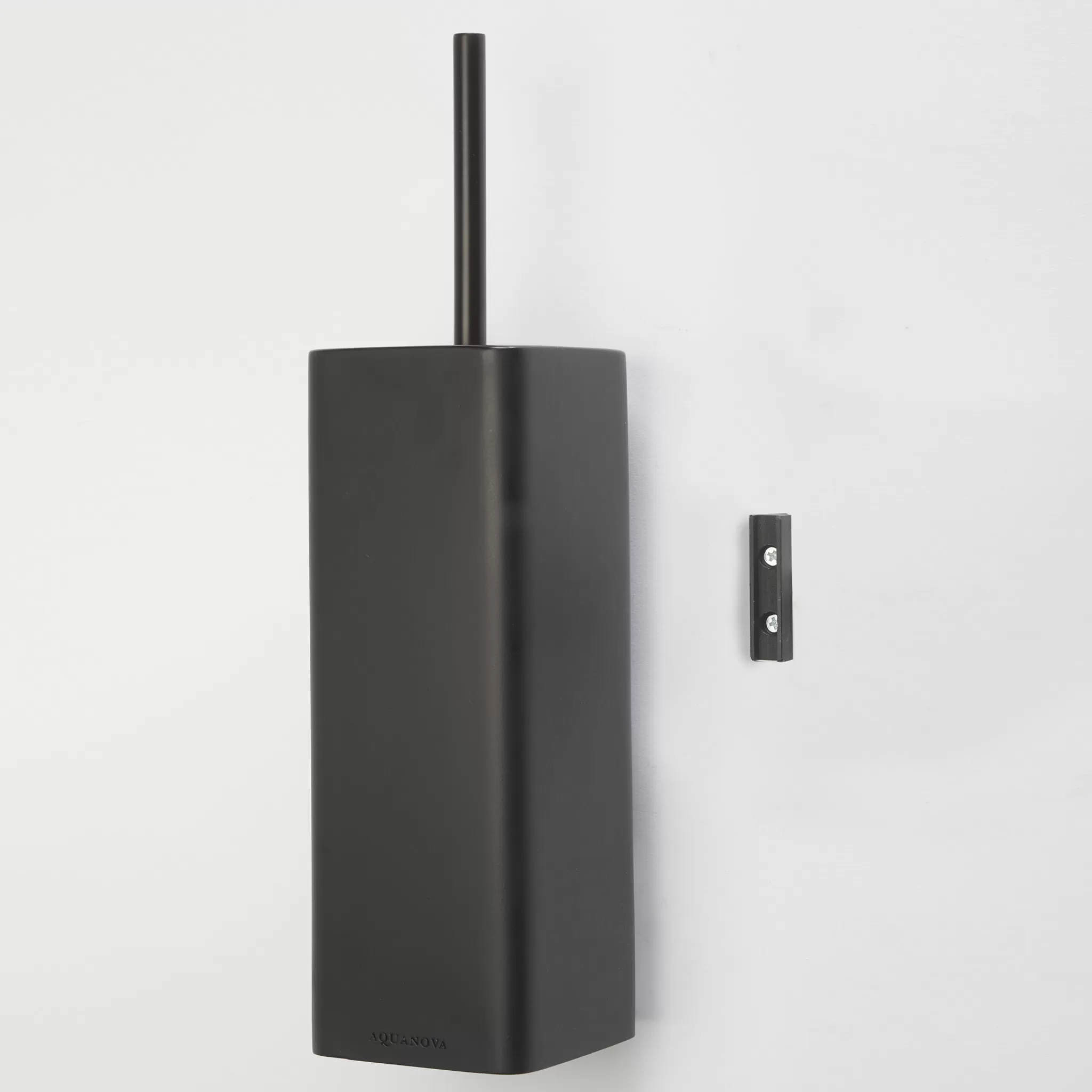 Aquanova Toilet Brush Holder*Toilet Brush Holder Wall Khana Black-09