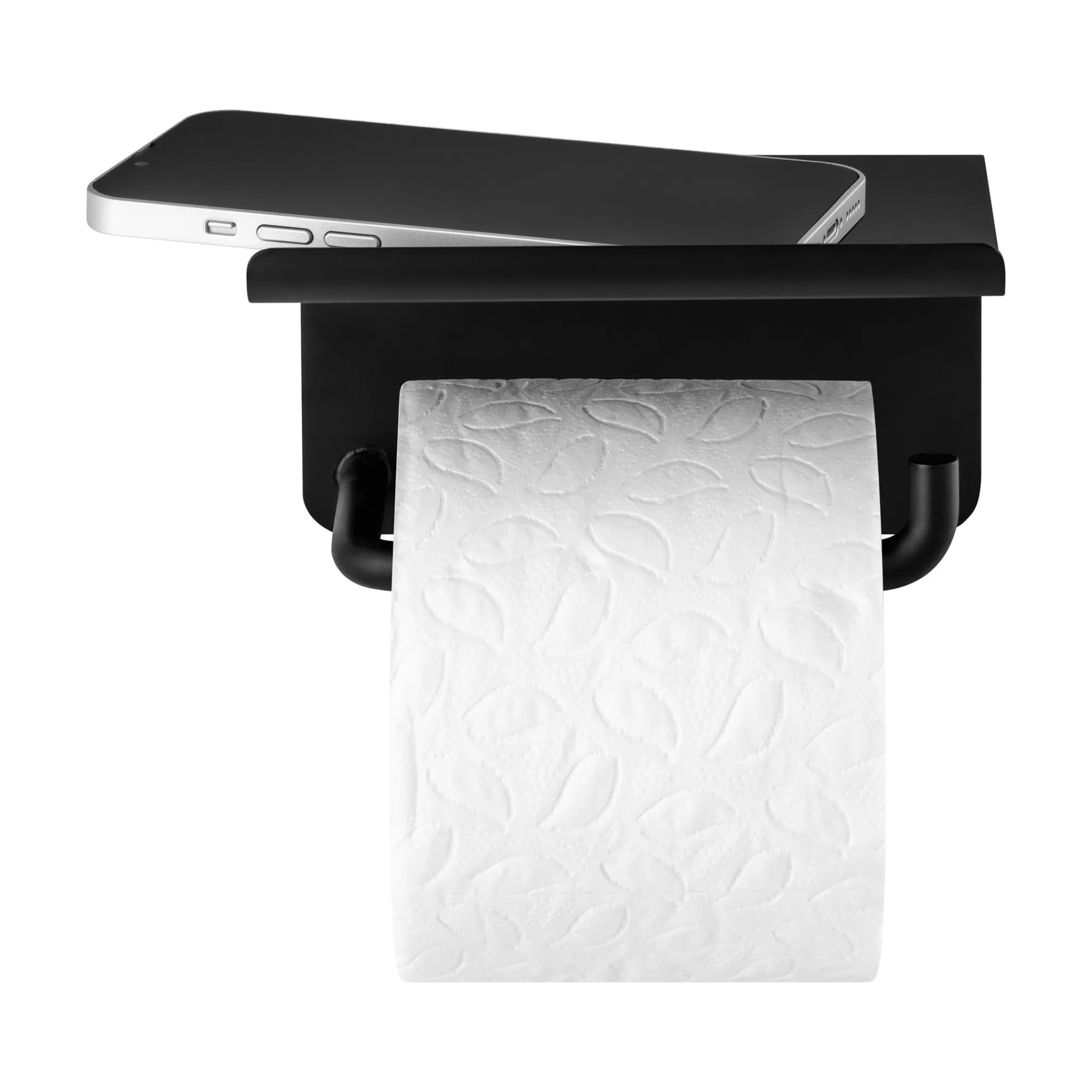 Blomus Roll Holder*Toilet Roll Holder With Platform Modo Black (66456)
