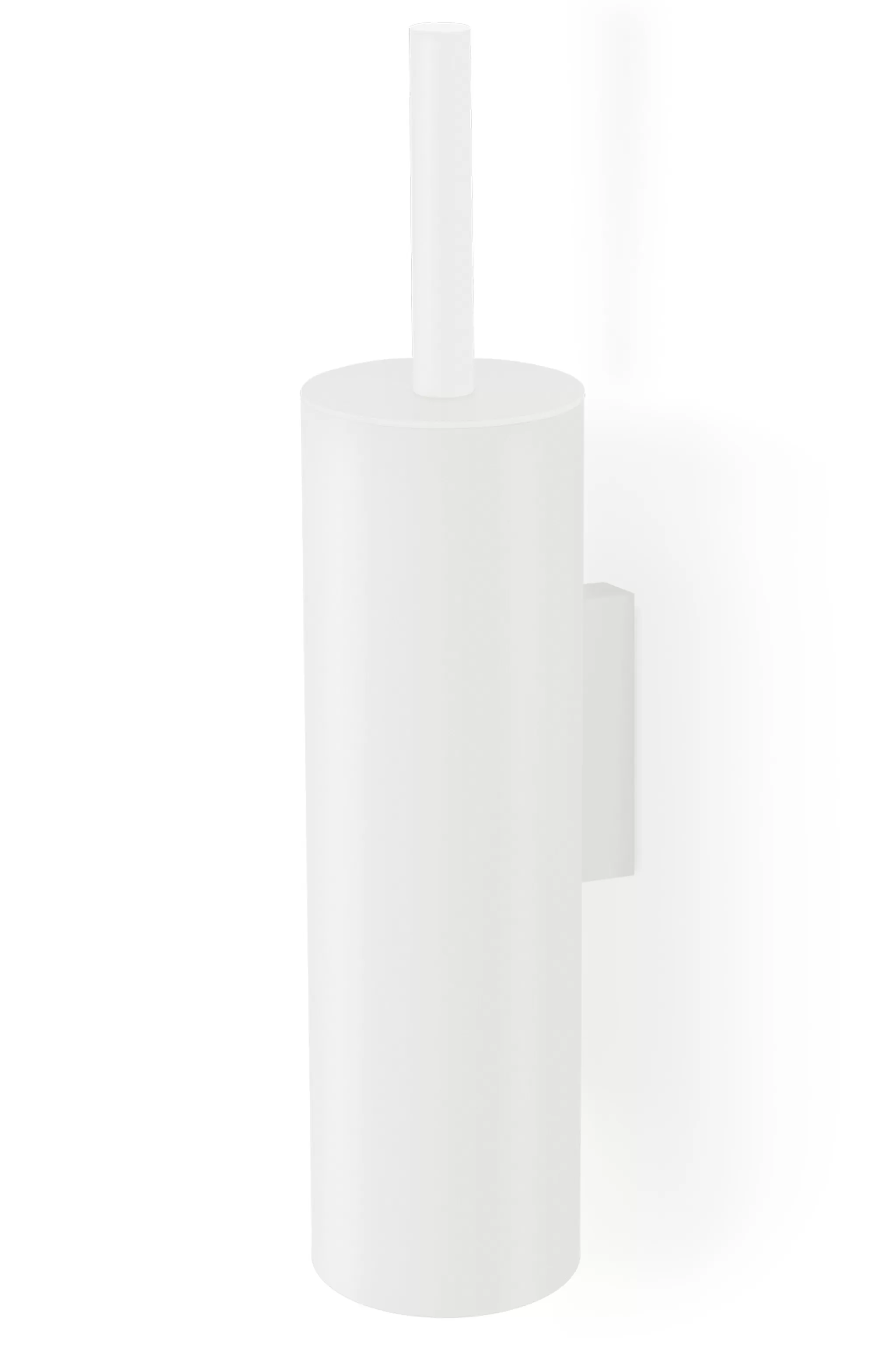 Zack Toilet Brush Holder*Tubo Toilet Brush Set Wall 40117 (White)