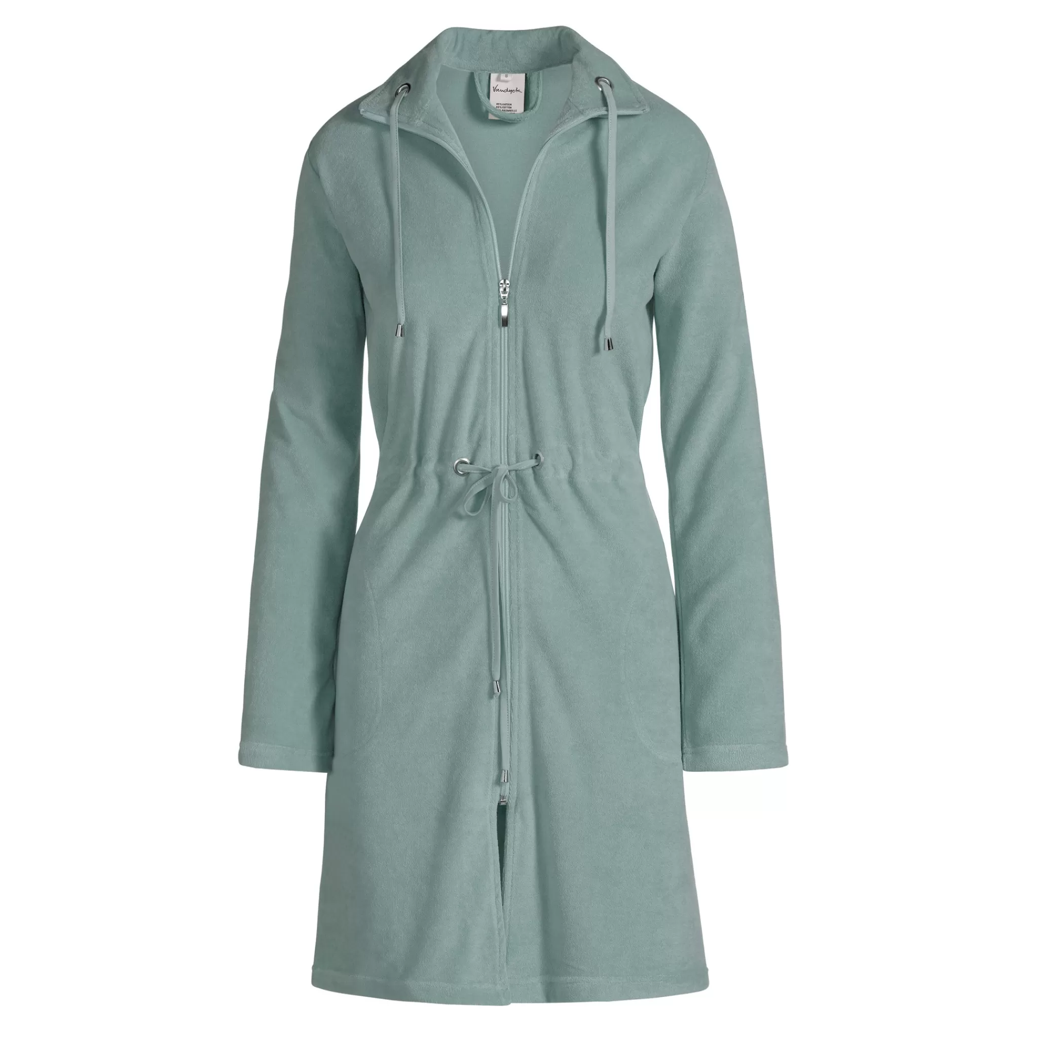 Vandyck Short Bathrobe*Vogue Bathrobe Color Pearl Blue (Bage20107)